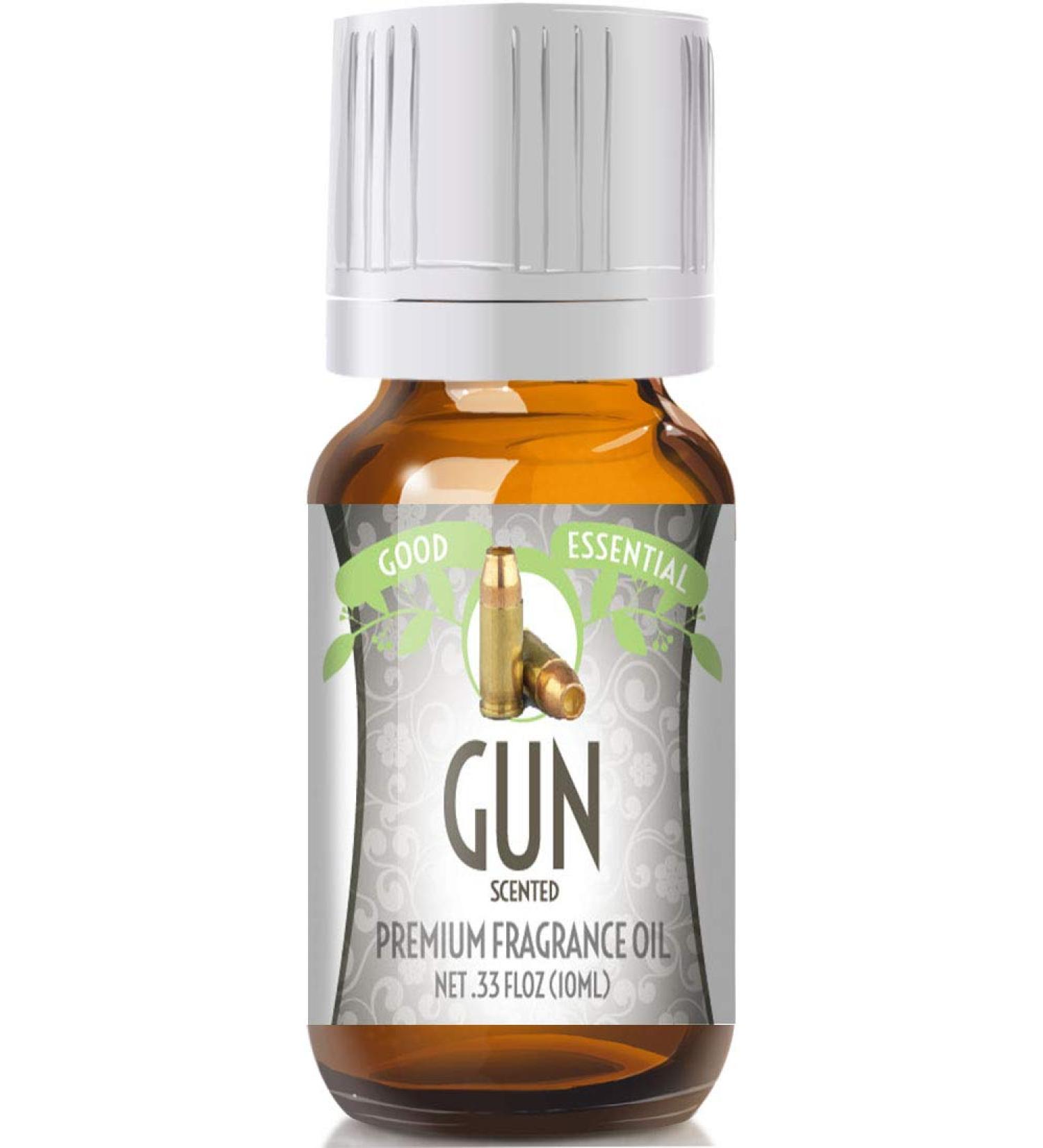 Good Essential - Professional Gun Fragrance Oil 10ml for Diffuser Candles Soaps Lotions Perfume 0.33 fl oz - Candle Fragrance Oil - Fragrance Oil for Soap Making Gun 0.33 Fl Oz (Pack of 1)