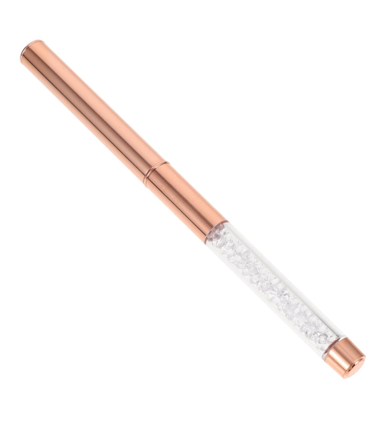 minkissy 1pc Nail Pen Nail Art Tip Brush Manicure Diy Pen Nail Painting Carving Pen Builder Nail Art Pen Nail Paint Kit Nail Gel 3d Plastic Rose Gold - Buy Online on GoSupps.com