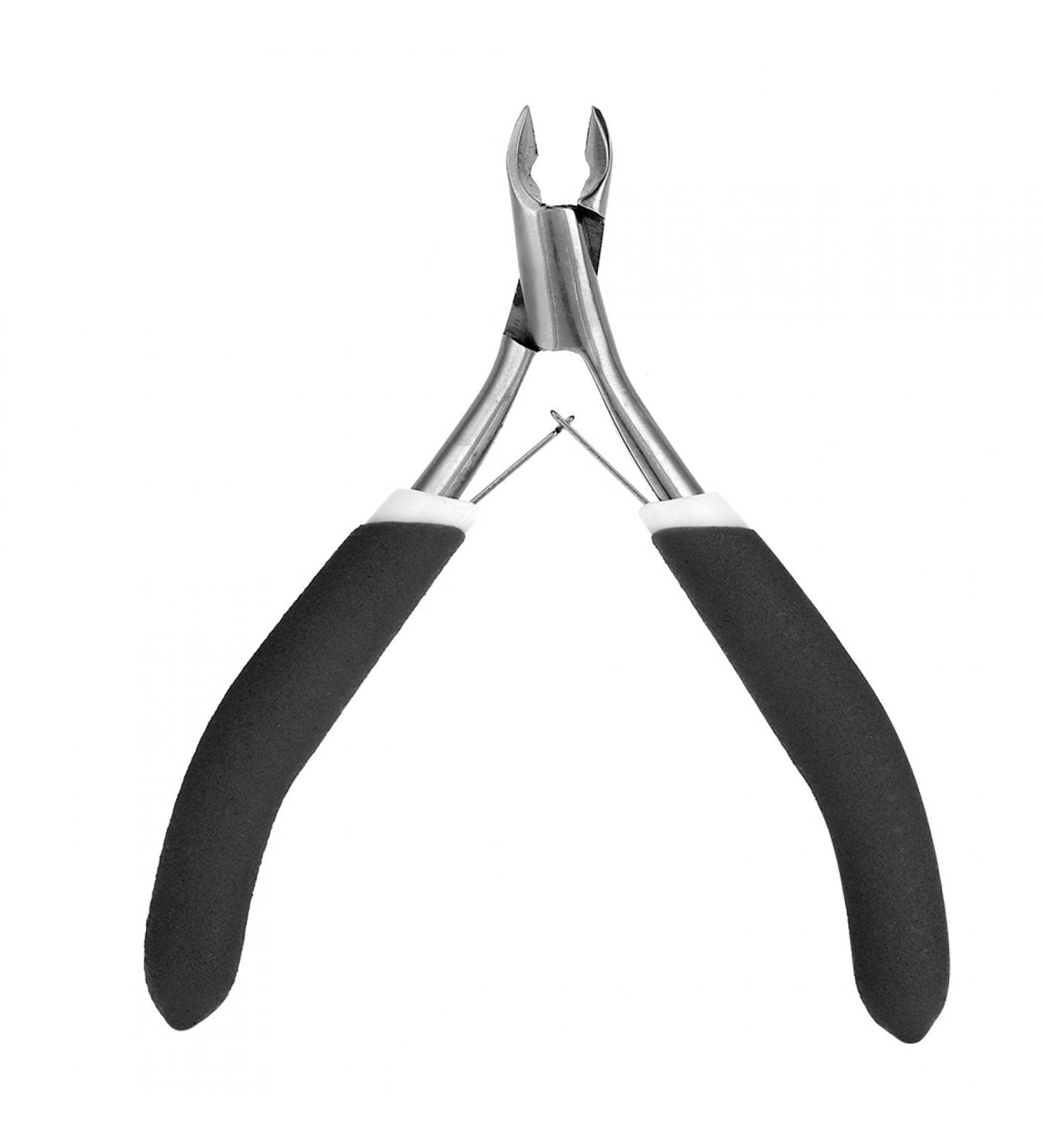Cuticle Trimmer Professional Stainless Steel Nail Cuticle Nipper Clipper Dead Skin Scissor Nail Manicure Tool Non-Slip Handle Sharp and Hardness Cuticle Cutter(Black) - Buy Online on GoSupps.com
