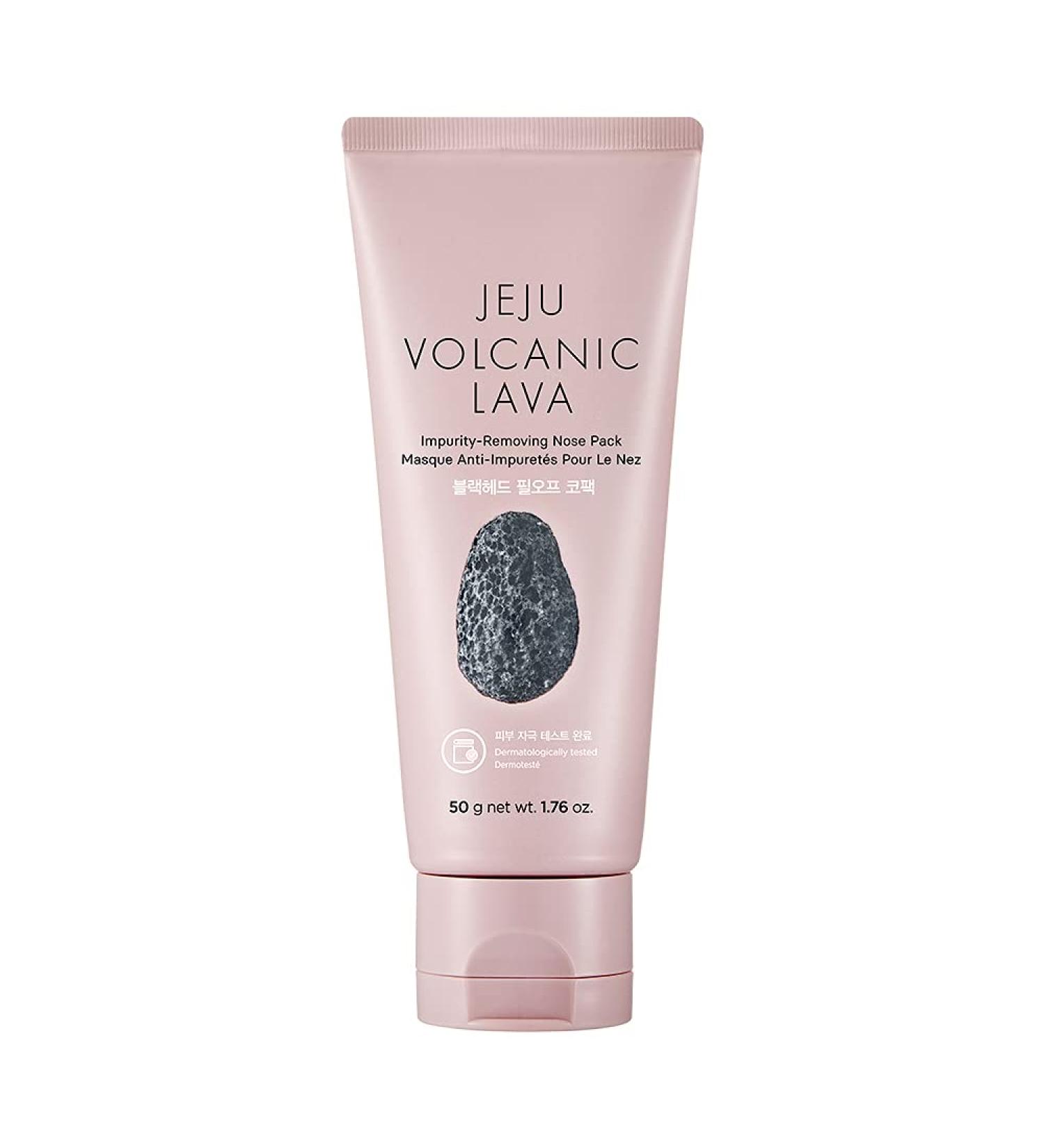The Face Shop Jeju Volcanic Lava Nose Pack 1.76 Fl Oz | Purifying Wash-Off Treatment for Excess Sebum & Impurities, Pore Shrinking & Skin Clarifying - Buy Online on GoSupps.com