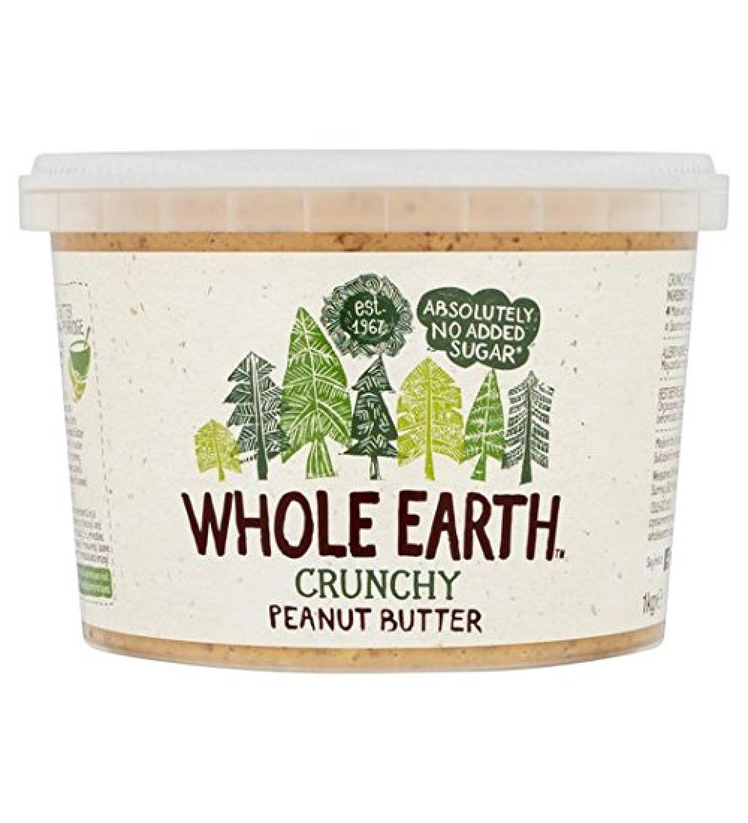 Whole Earth Whole Earth Crunchy Peanut Butter 1 kg