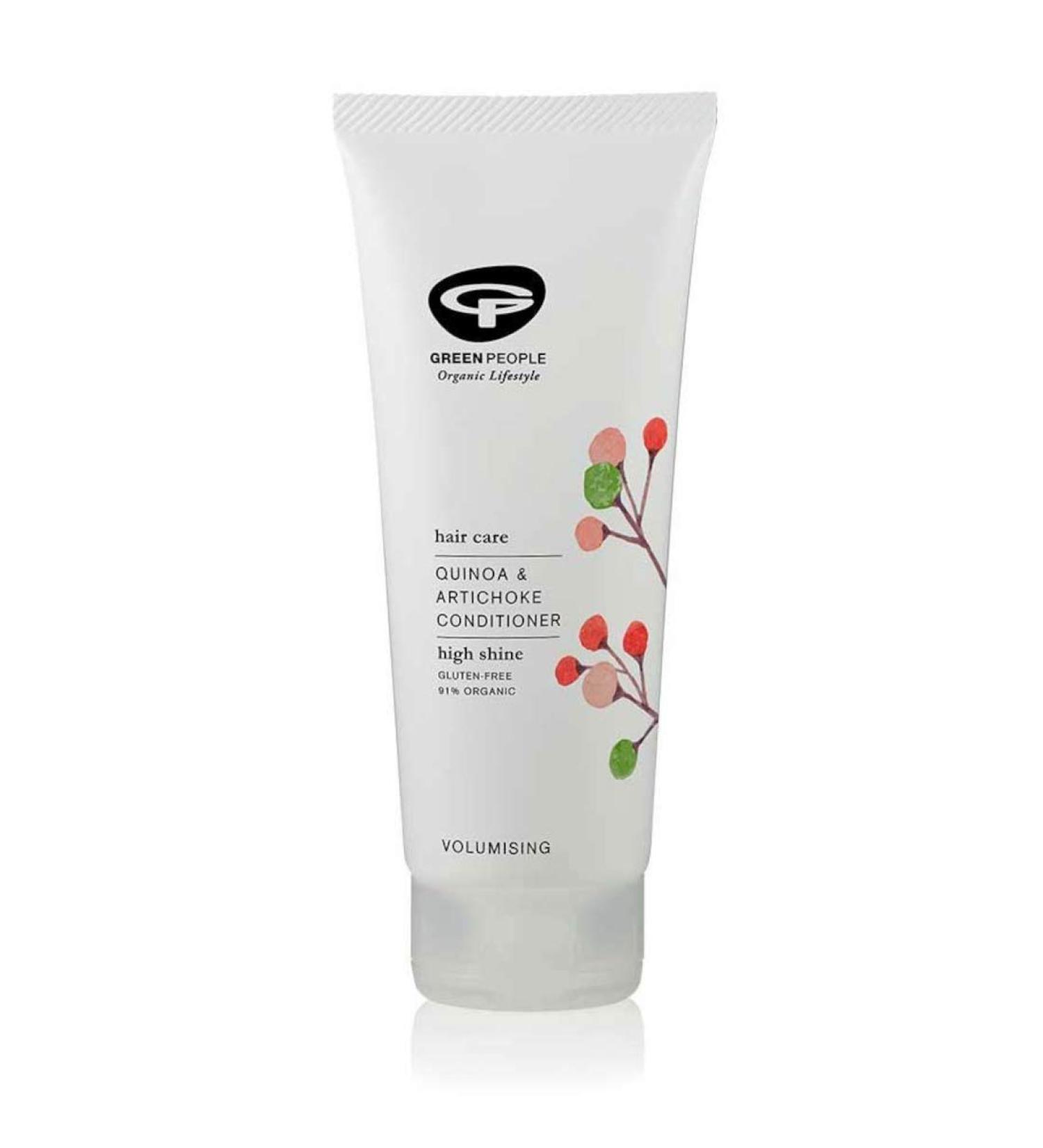 Green People Quinoa & Artichoke Conditioner 200ml | Vegan Silicone & SLS-Free | Natural Gloss for All Hair Types | Eco-Friendly Hair Care - Buy Online on GoSupps.com