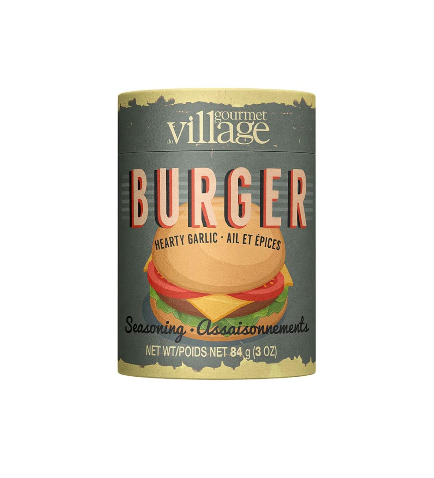 Gourmet du Village Burger Seasoning Canister Garlic 84 g (Pack of 1) - Buy Online on GoSupps.com