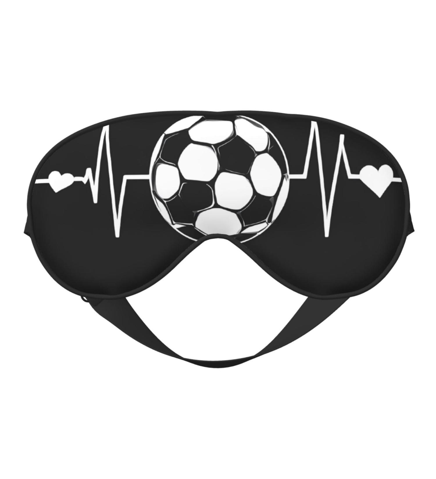 Sleep Mask Eye for Men & Women - Soft Reusable Blackout Masks for Travel Better Sleep & Soccer Lovers - Perfect Gifts - Buy Online on GoSupps.com