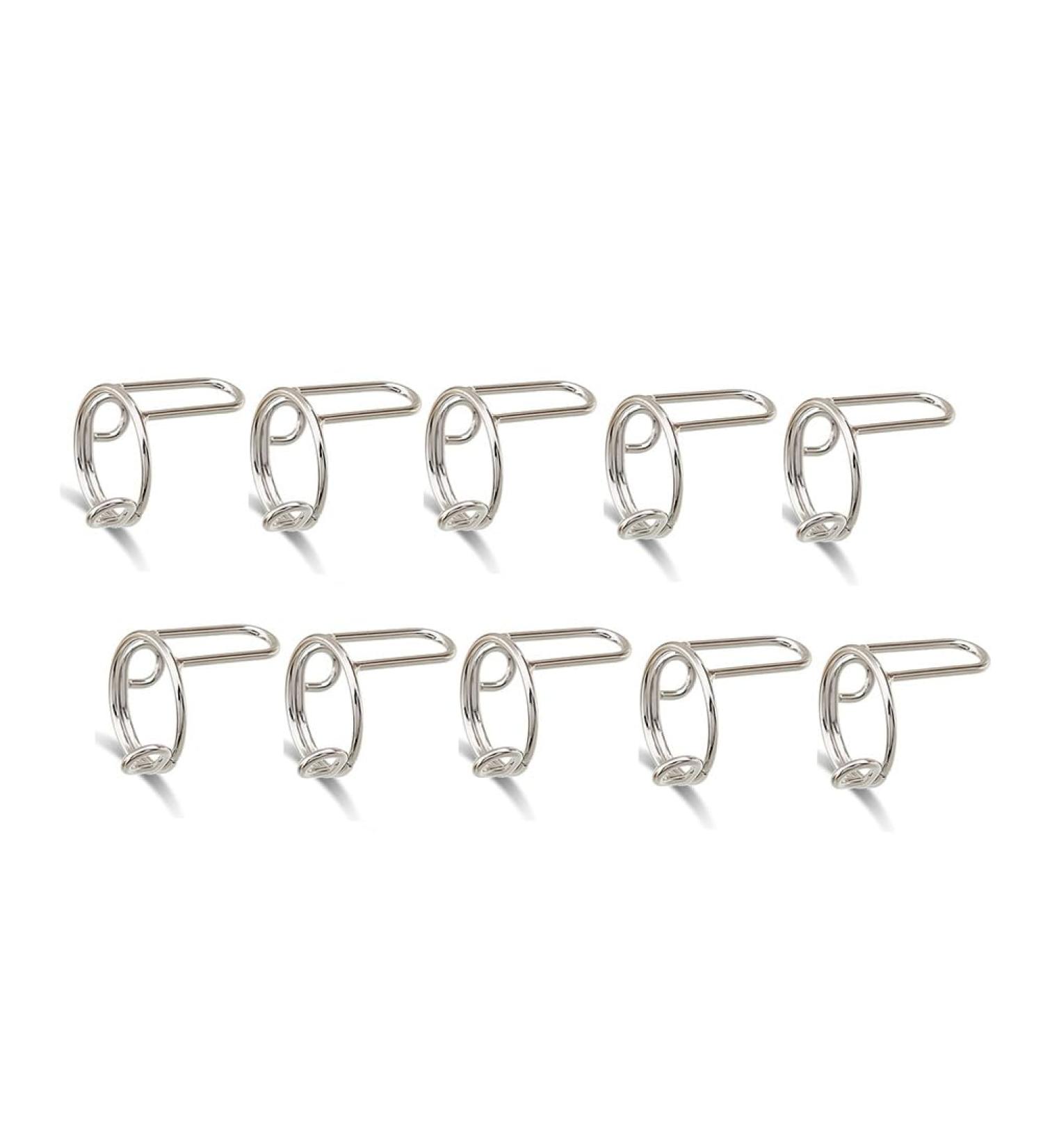 Zhwkelvs 10 Pieces Sets Thin Nail Rings for Ladys Daily Fingertip Protective Cover Ring Jewelry to Girlfriend Silver - Buy Online on GoSupps.com