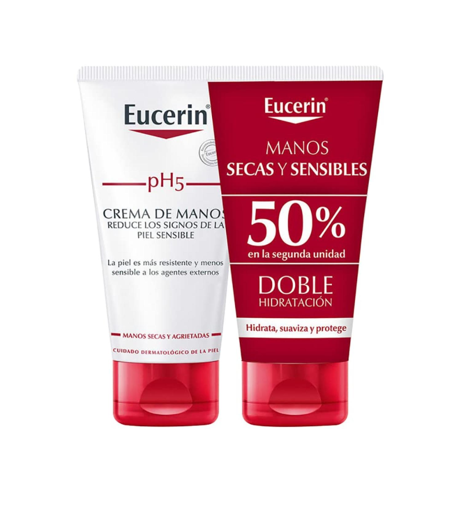Eucerin Ph5 Crema Manos 75ml Pack 2U 50%
