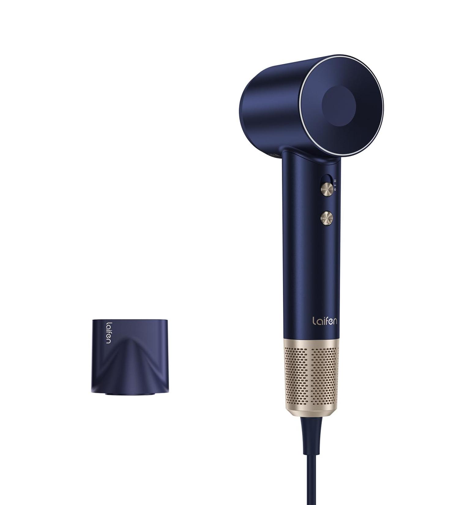 Laifen Hair Dryer with Diffuser for Curly Hair Blow Dryer with 110 000 RPM High-Speed Drying Brushless Motor 200M Ionic Hair Dryer for Travel & Home with Low Noise Thermo Control 2024 Upgraded (Golden Blue) - Buy Online on GoSupps.com