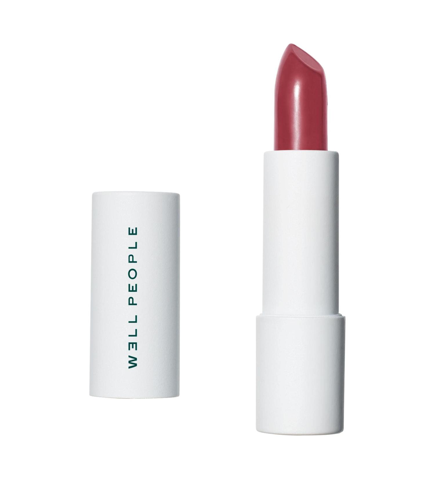Optimist Lipstick by WELL PEOPLE | Plant-Based Clean Beauty (New Mystic) - 0.12 oz | 3.5 g - Buy Online on GoSupps.com