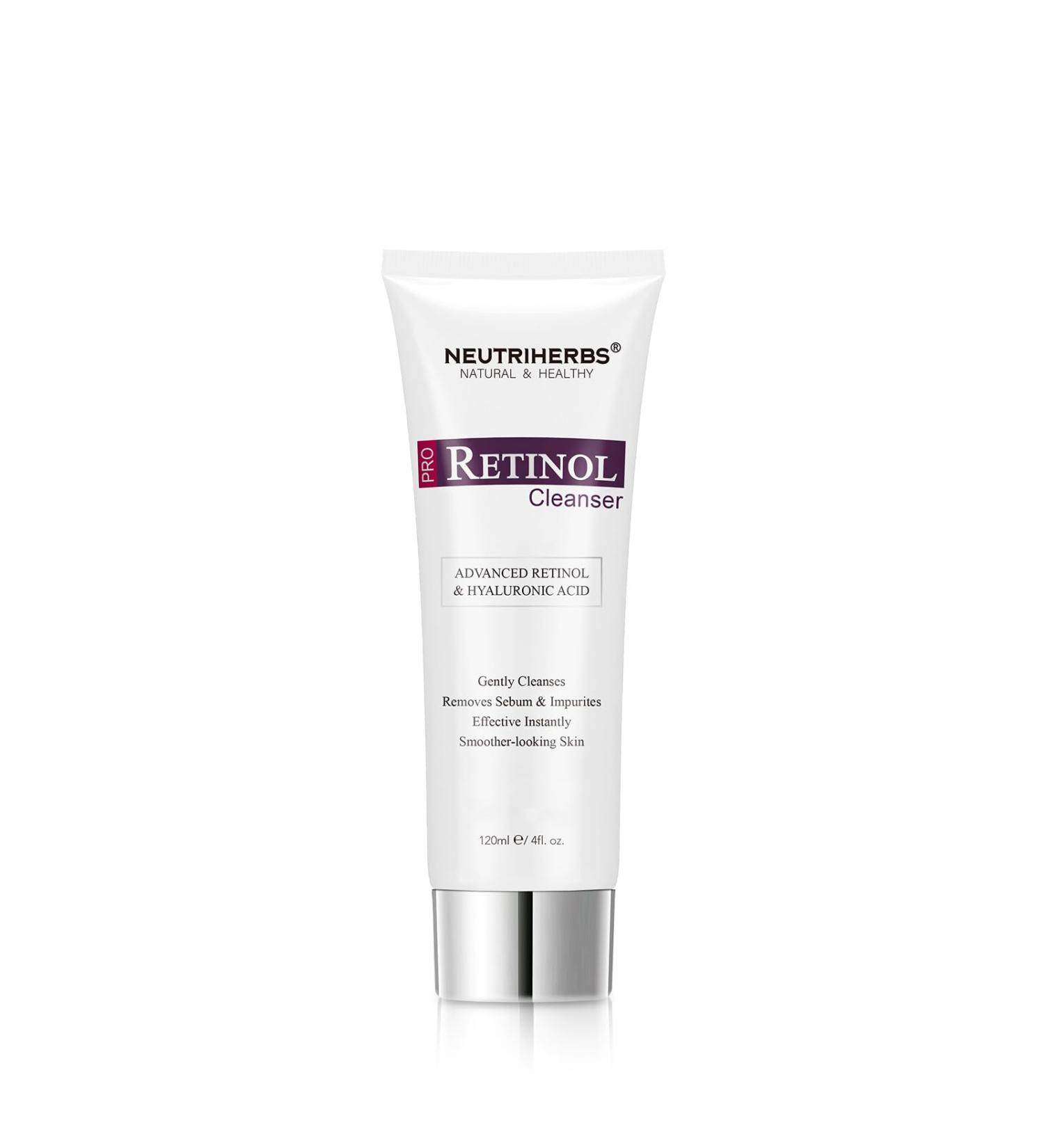 Buy Neutriherbs PRO Retinol Face Wash - Anti-Aging Nourishing & Moisturizing Daily Cleanser with Amino Acids & Hyaluronic Acid - 4 fl. oz | International Shipping Available - Buy Online on GoSupps.com