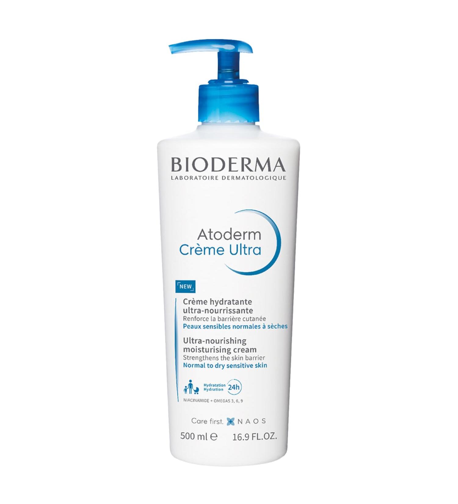 Bioderma Atoderm Creams Day Care 500ml - Intensive Skin Moisturizer for Dry and Sensitive Skin | International Shipping - Buy Online on GoSupps.com