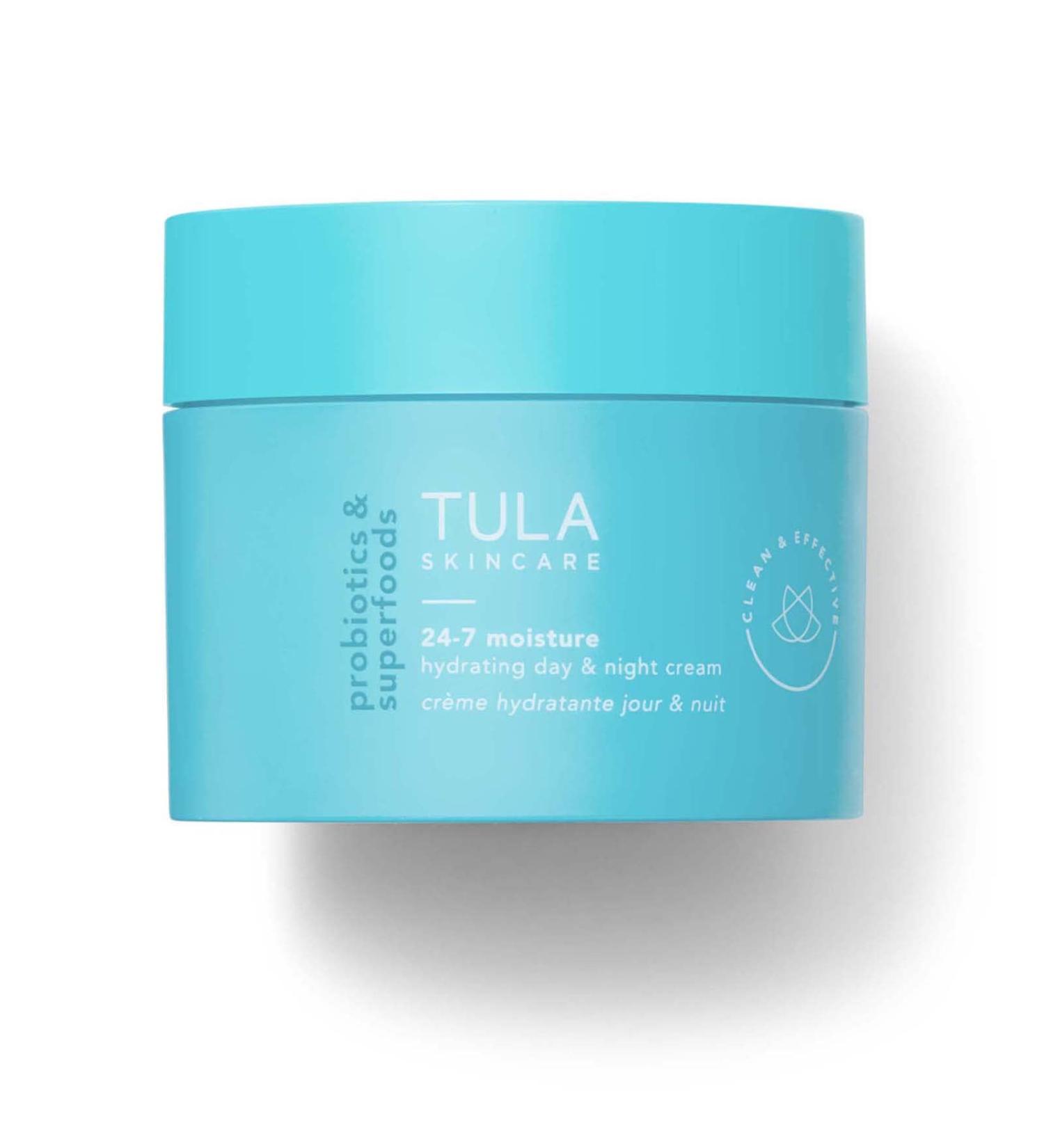 TULA Probiotic Skin Care Supersize 24-7 Moisture Hydrating Day & Night Cream | Ageless Face Moisturizer with Watermelon & Blueberry Extracts - 3.4 oz - Buy Online on GoSupps.com