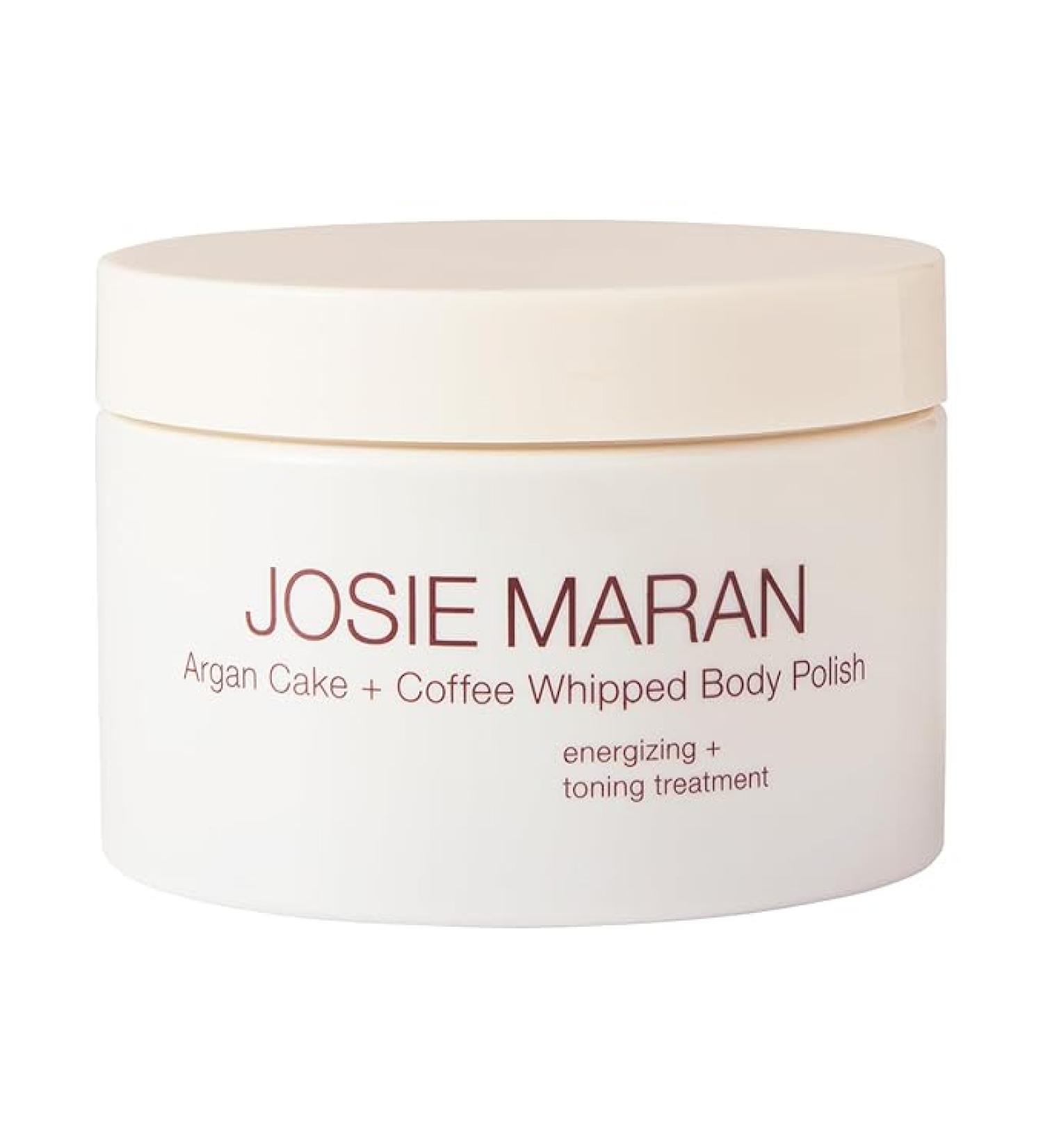 Josie Maran Argan Cake & Coffee Whipped Body Polish Mocha Whip - 10 oz Full-Body Exfoliating Scrub with Argan Oil & Vitamin E - Buy Online on GoSupps.com