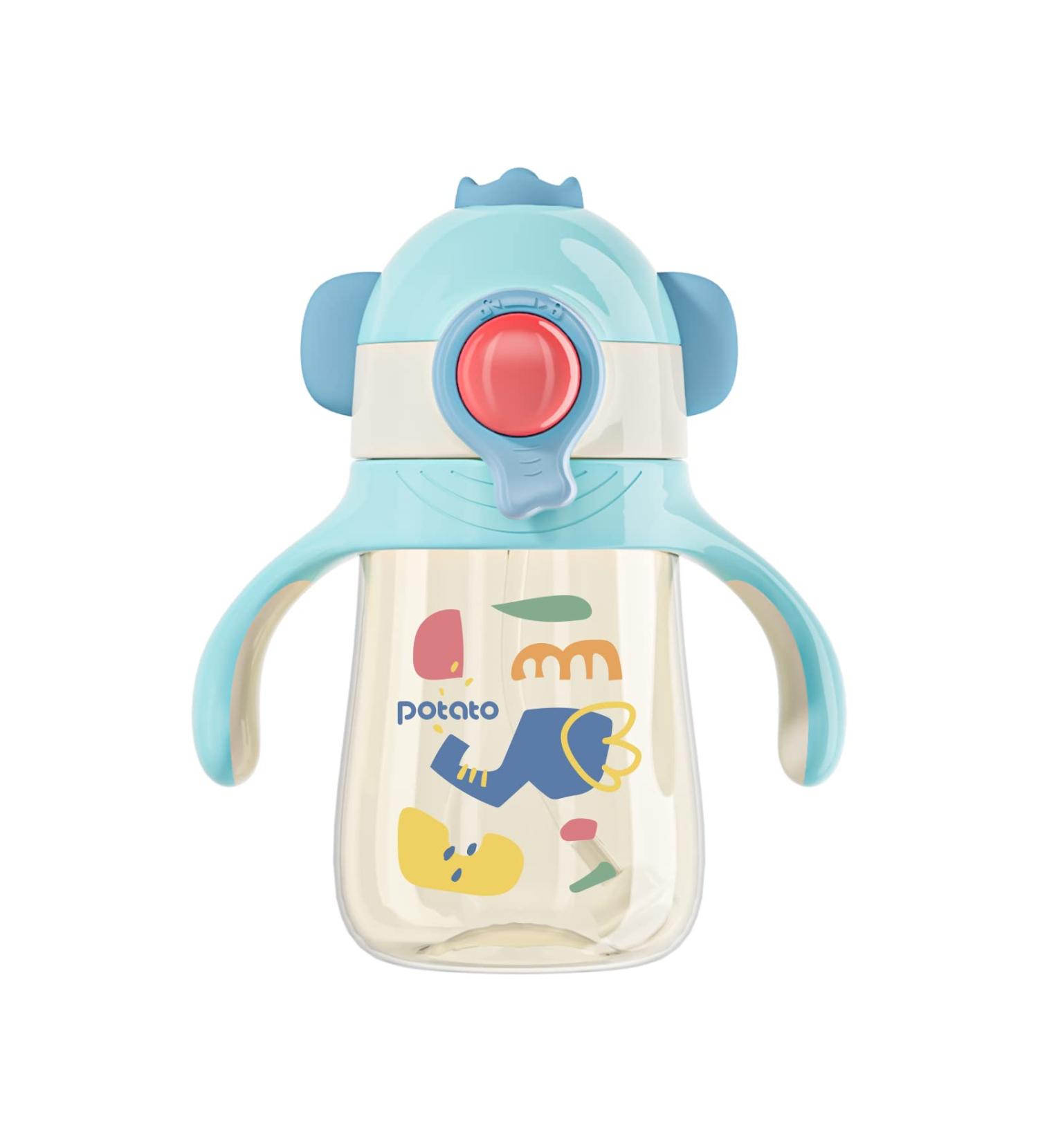 POTATO Elephant PPSU Sippy Cup Blue - BPA-Free Toddler Drinking Cup - Buy Online on GoSupps.com