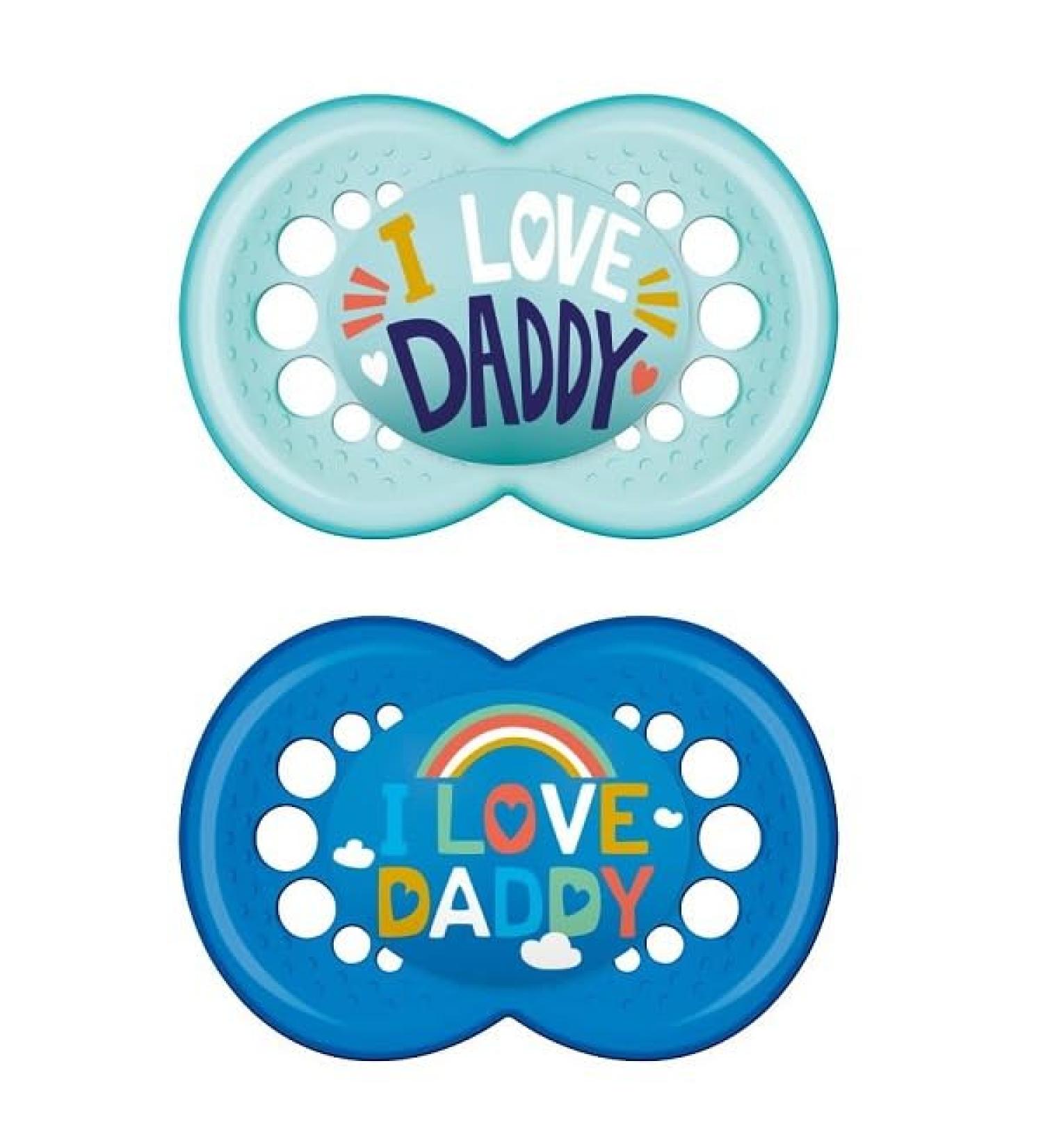 Fotopharmacy MAM Love Daddy 170S silicone pacifier boy (6-16 months) 2 pieces
