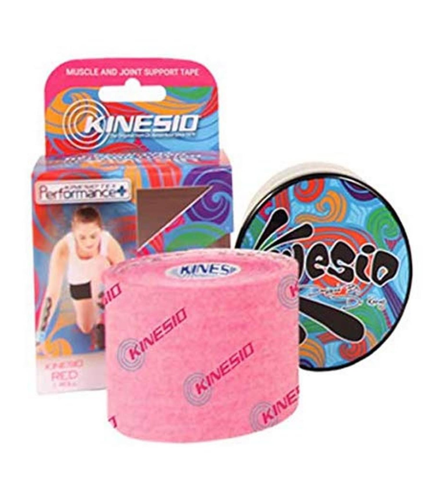 Kinesio Tex Performance + Pink-Red with Logo