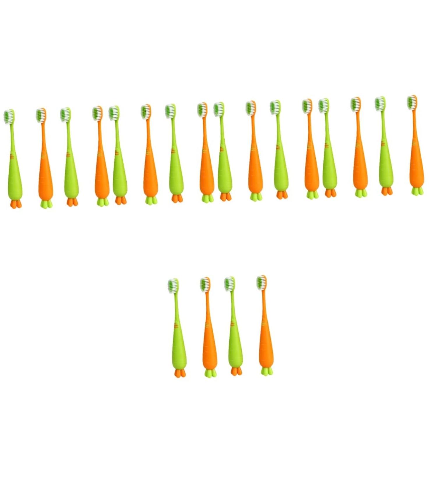 Beaupretty 20 STK Ergonomic Children's Toothbrushes - Soft Everyday Use Oral Care for Toddlers - Buy Online on GoSupps.com