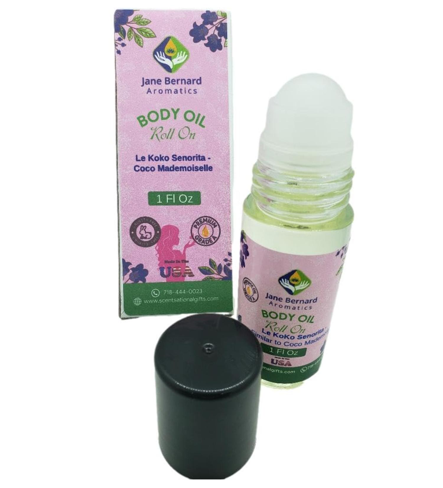 Jane Bernard 1 OZ Perfume Oil 7407 Le Koko Senorita comparable to *Mademoiselle_Type Women Fragrance Body Oil-Affordable Price - Buy Online on GoSupps.com