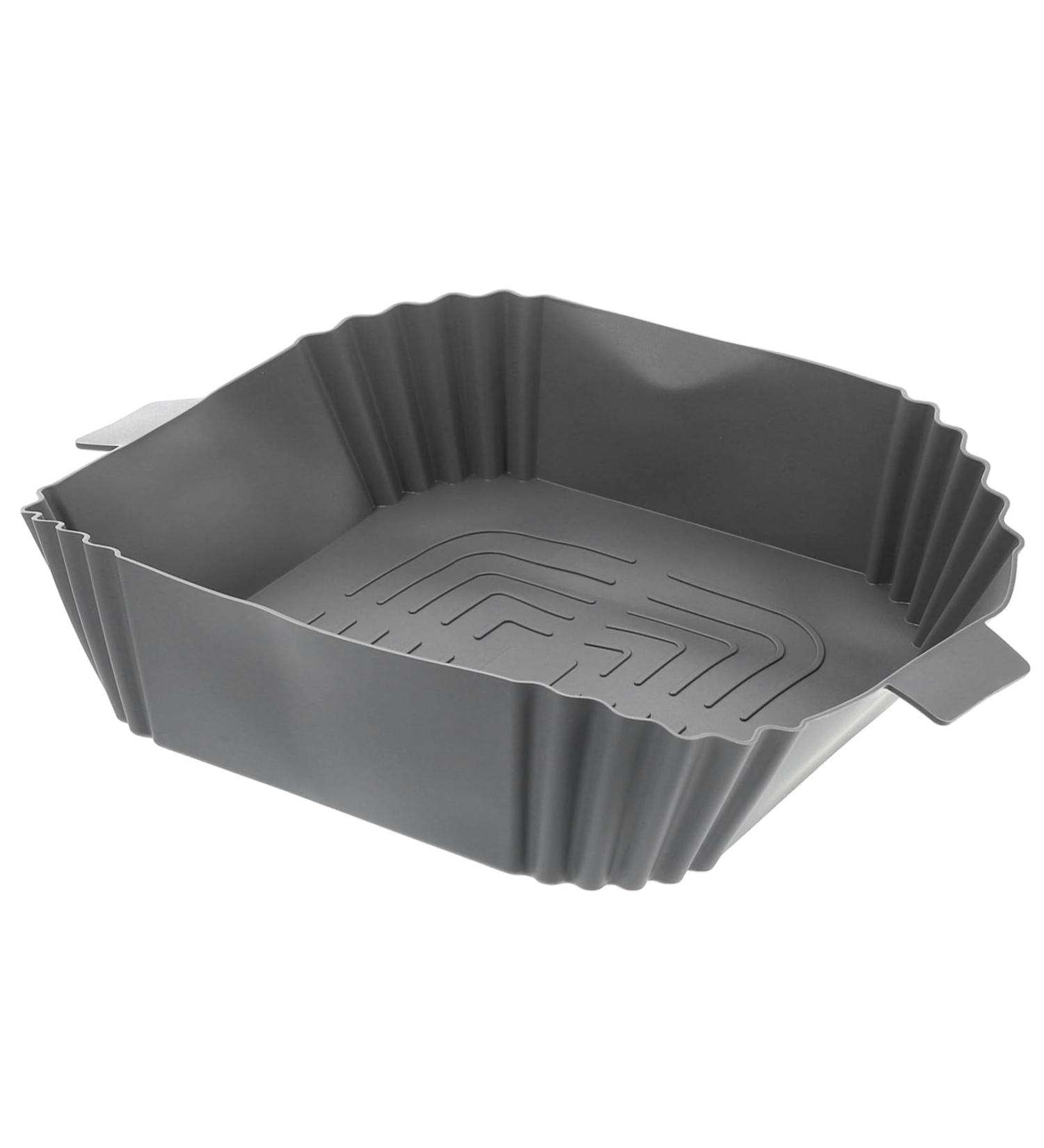 Alipis 3pcs Air Fryer Pan Airfryer Air Fryers Food Cooking Mat Reusable Air Fryer Bowl Washable Cooking Pot Greyx3pcs 24X19.5X5CMx3pcs - Buy Online on GoSupps.com