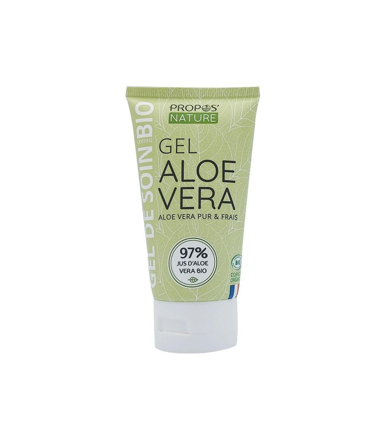 Organic Aloe Vera Gel - 97% Fresh Aloe Vera Juice - Cosmetics - 100 ml Propos'Nature - Buy Online on GoSupps.com