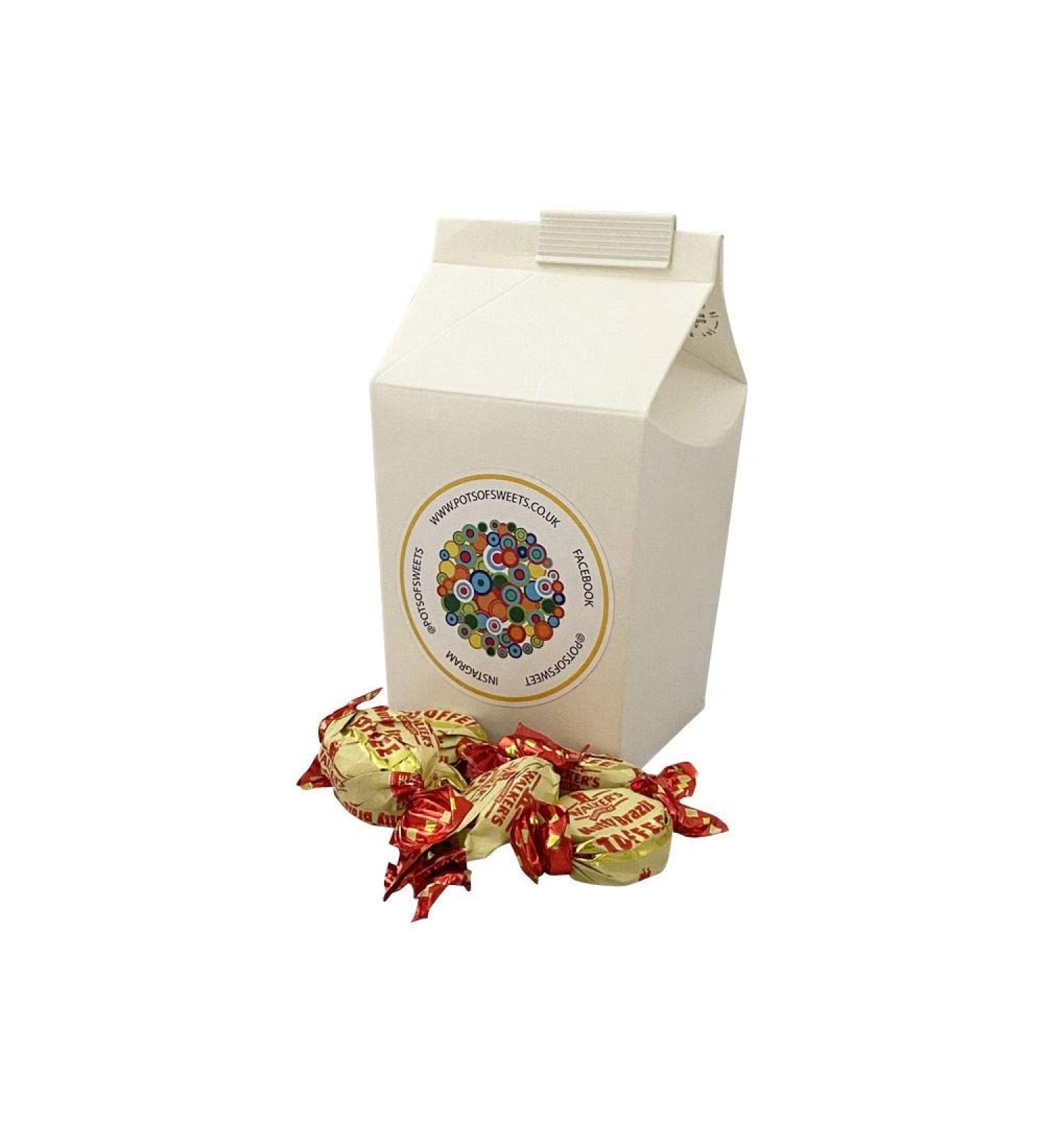 Personalized Customise with Your Own Message or Image 250g Carton of Walkers Individually Wrapped Nutty Brazil Toffees Sweet - Buy Online on GoSupps.com