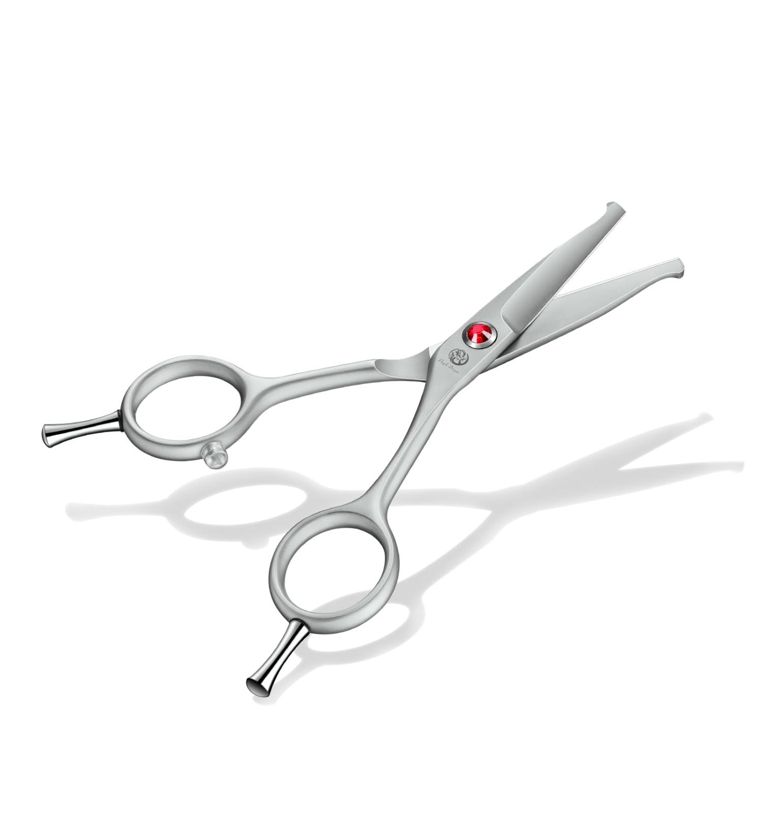 Purple Dragon Small Dog Cup Fur Scissors - Professional Safety Round Head & Silent Design for Grooming - Buy Online on GoSupps.com