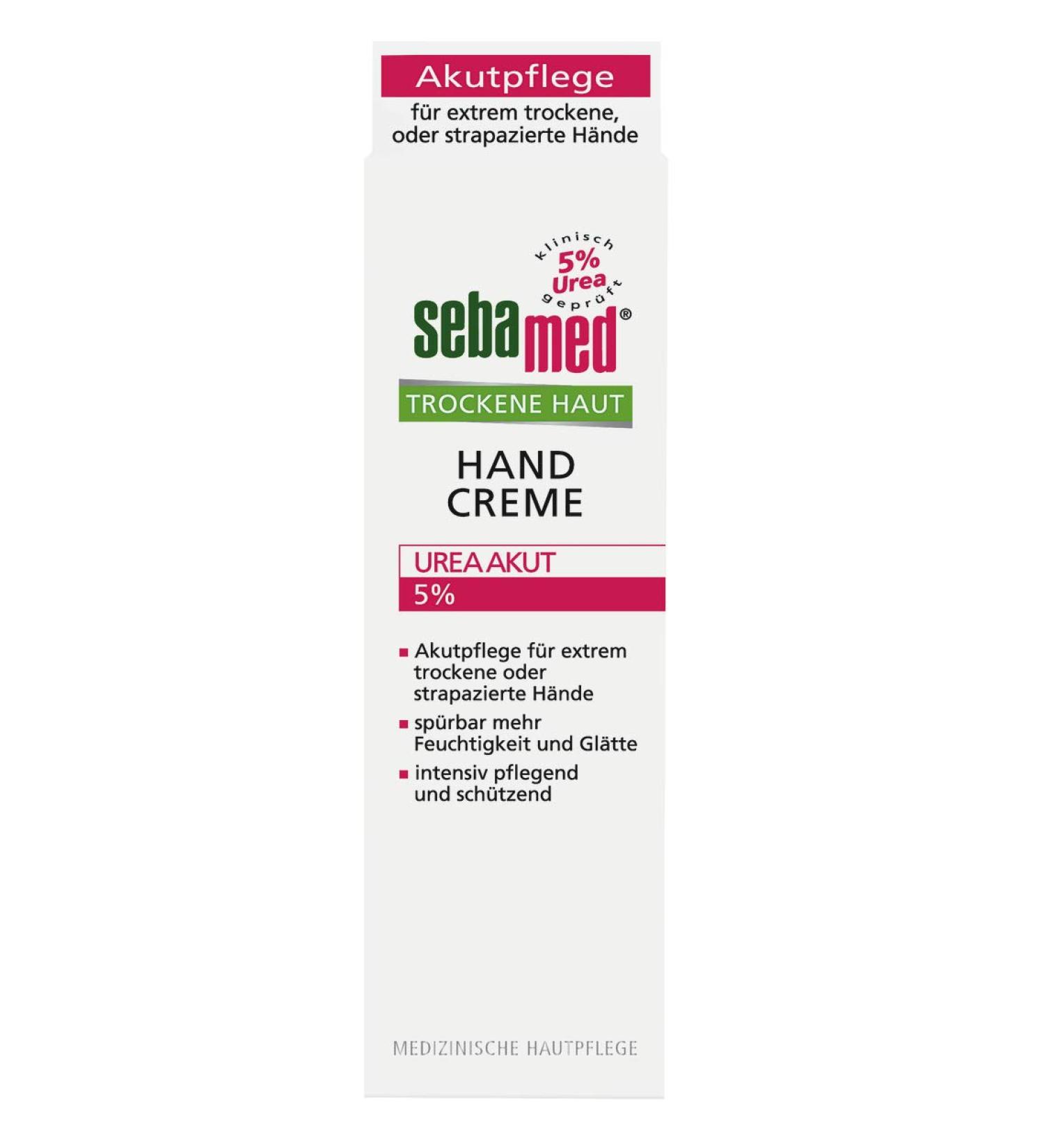Dry Skin Hand Cream with 5% Urea - 75ml | Relieves Roughness & Cracking Restores Moisture Balance - Buy Online on GoSupps.com