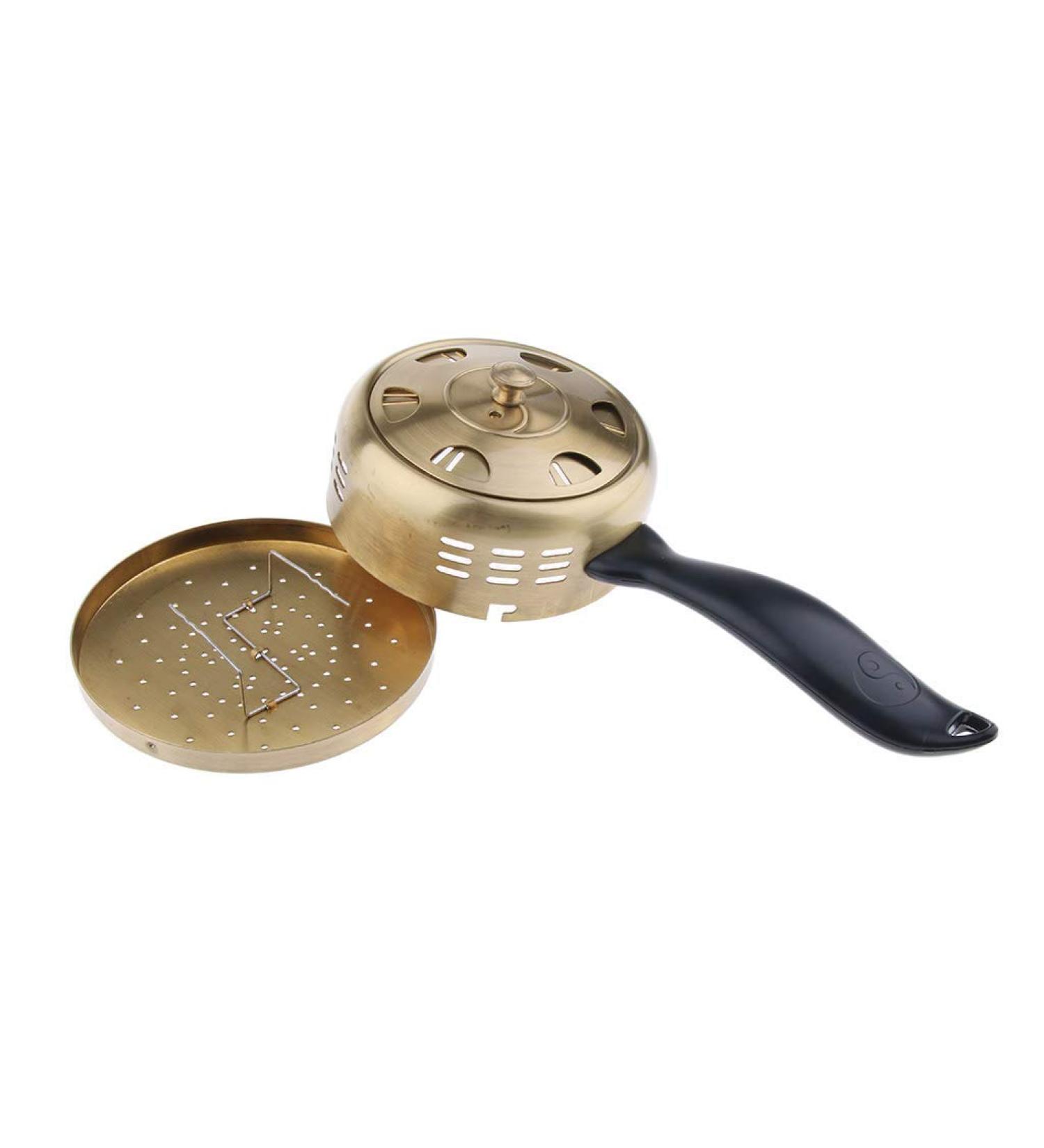 Buy Tubayia Copper Moxa Box - Moxibustion Burner | Chinese Medicine Device for Pain Relief - International Shipping - Buy Online on GoSupps.com
