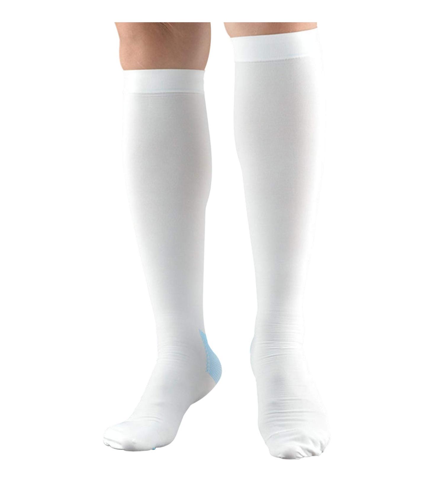 Zhuhaixmy Medical compression stockings closed toe knee high stockings for athletes travel edema varicose veins center tube L