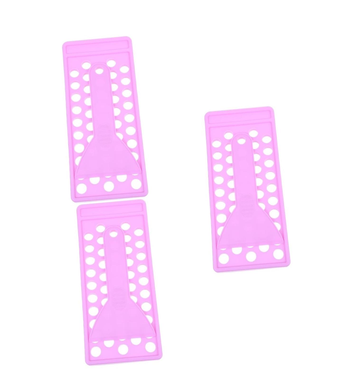  Beaupretty Beaupretty 3-Piece Lipstick Filling Mold Kit Lip Filling Tray Lip Holder PP Plastic Purple - Buy Online on GoSupps.com