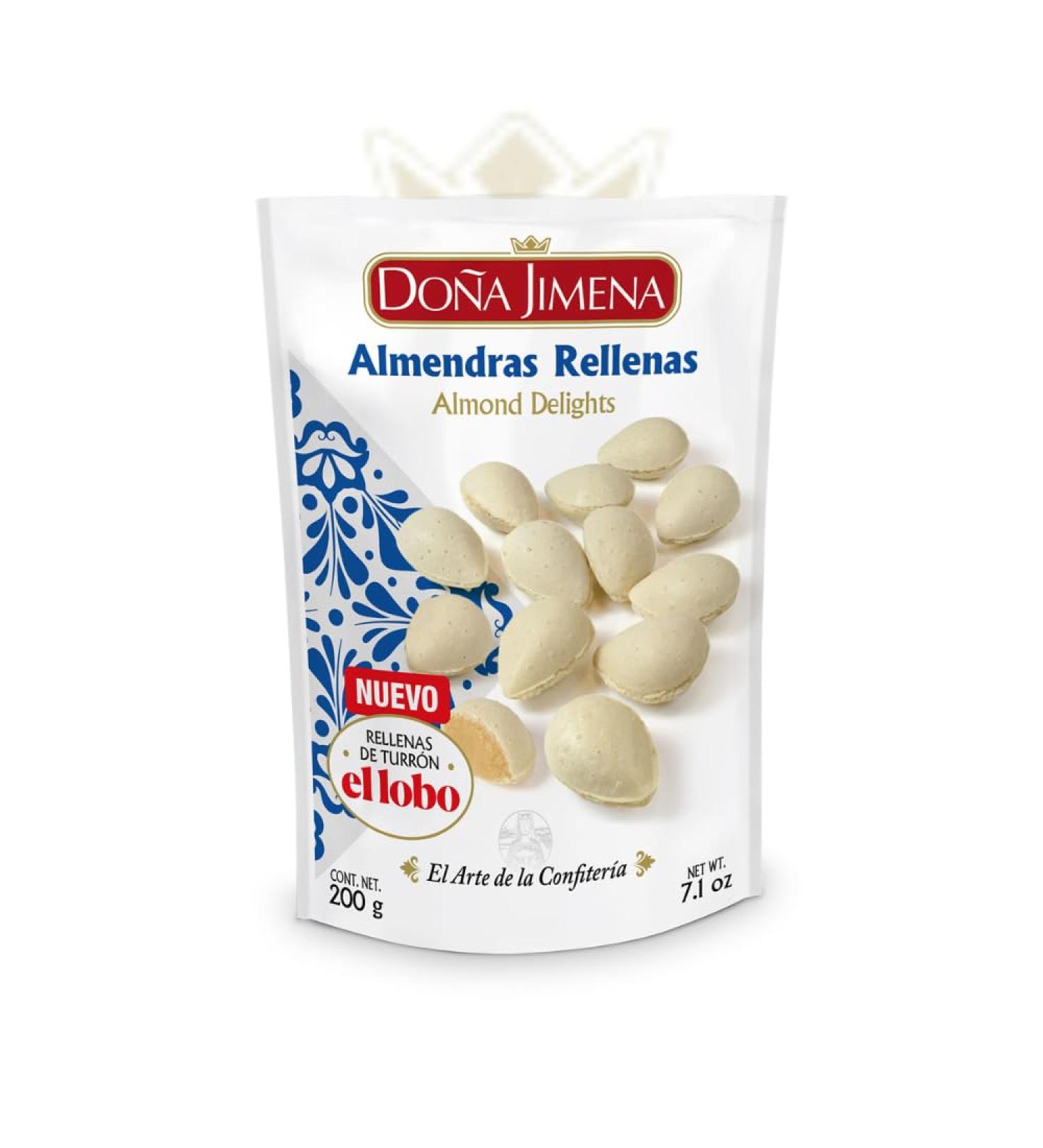 DO A JIMENA Almonds with Turr n Filling - Artisan Christmas Sweet 200g | High-Quality International Shipping - Buy Online on GoSupps.com