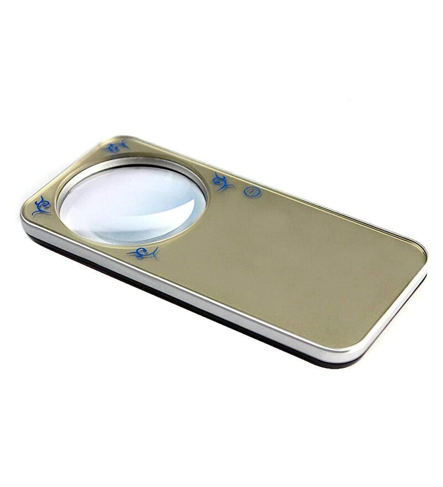Magnifying Glass with Light 5X Handheld Large for Seniors Reading Soldeinspection Explomagnifier/Metallic Comfortable Anniversary - Buy Online on GoSupps.com