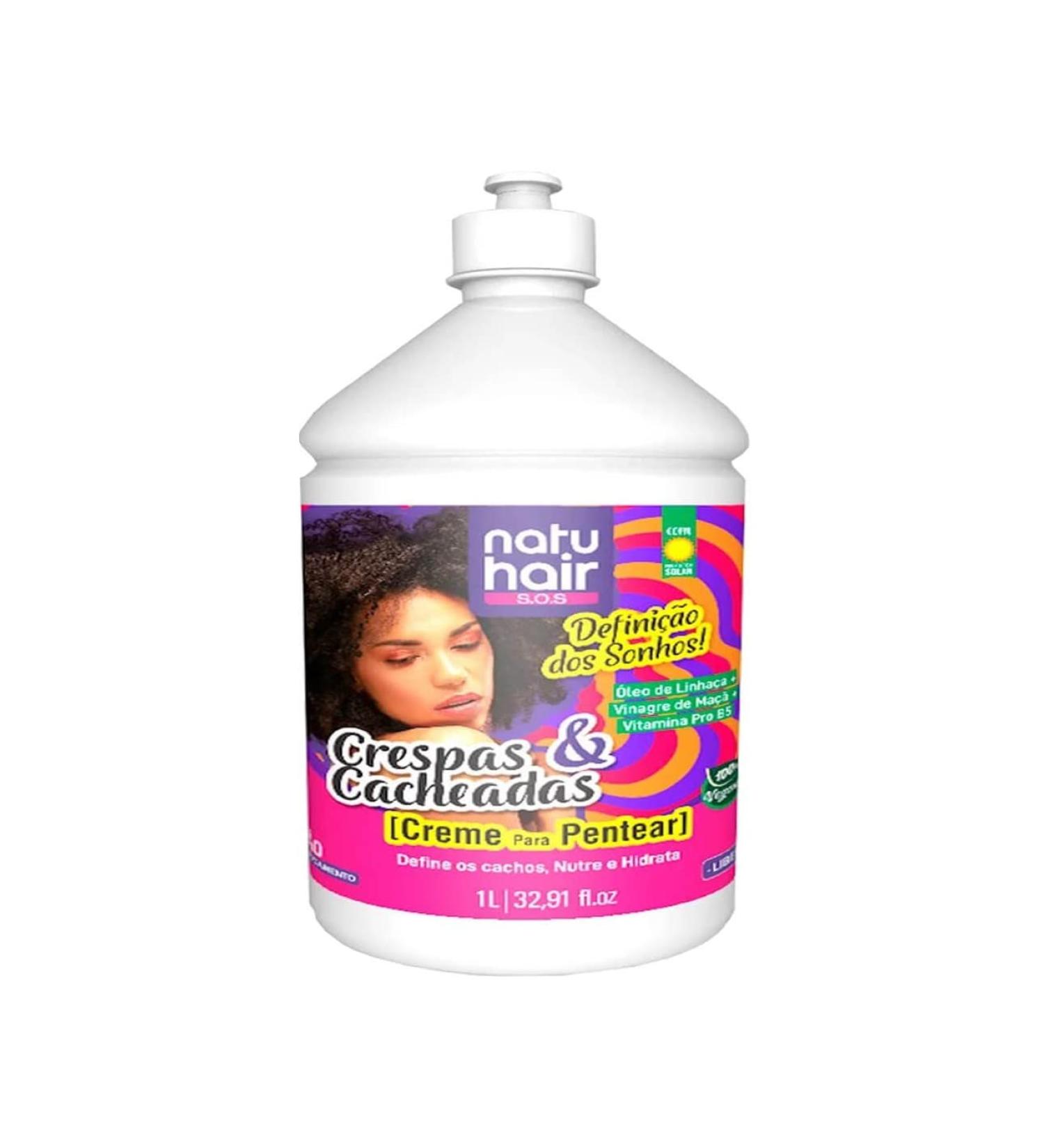 Combing Cream - Natu Hair Dream Definition - 1 l - Natu Hair Creme para pentear Definição de Sonhos Natu Hair - 1 l