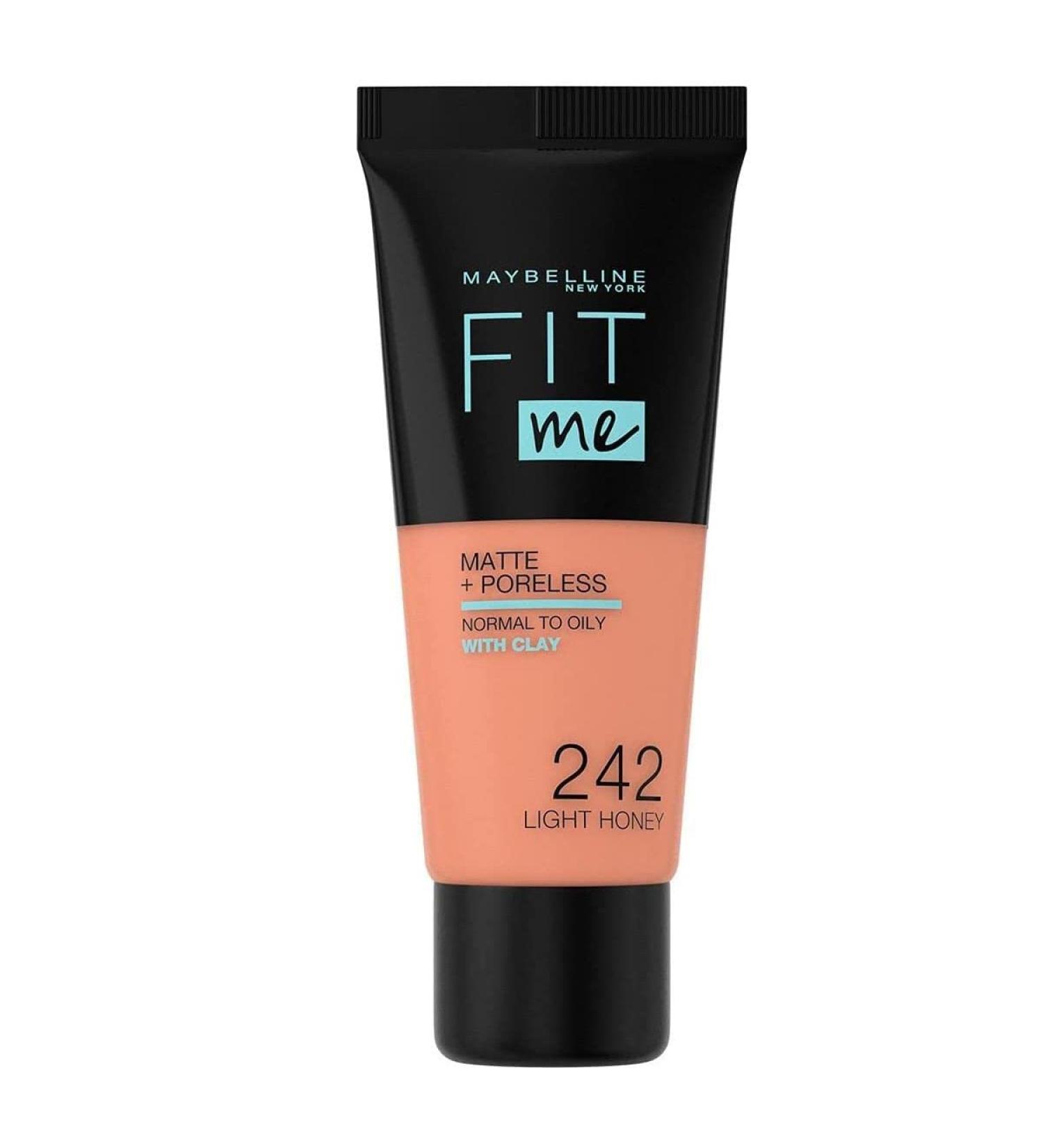 Maybelline Fit Me Matte Liquid Foundation - Light Honey 242