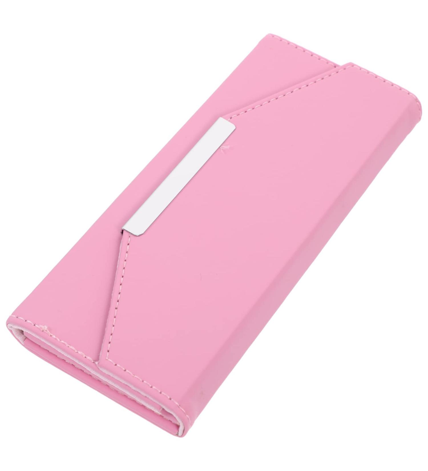Beatifufu Pink Storage Bag for Eyelash Extension Tweezers | Makeup Tool Container | Accessories Organizer - 18x7x1.6cm - Buy Online on GoSupps.com