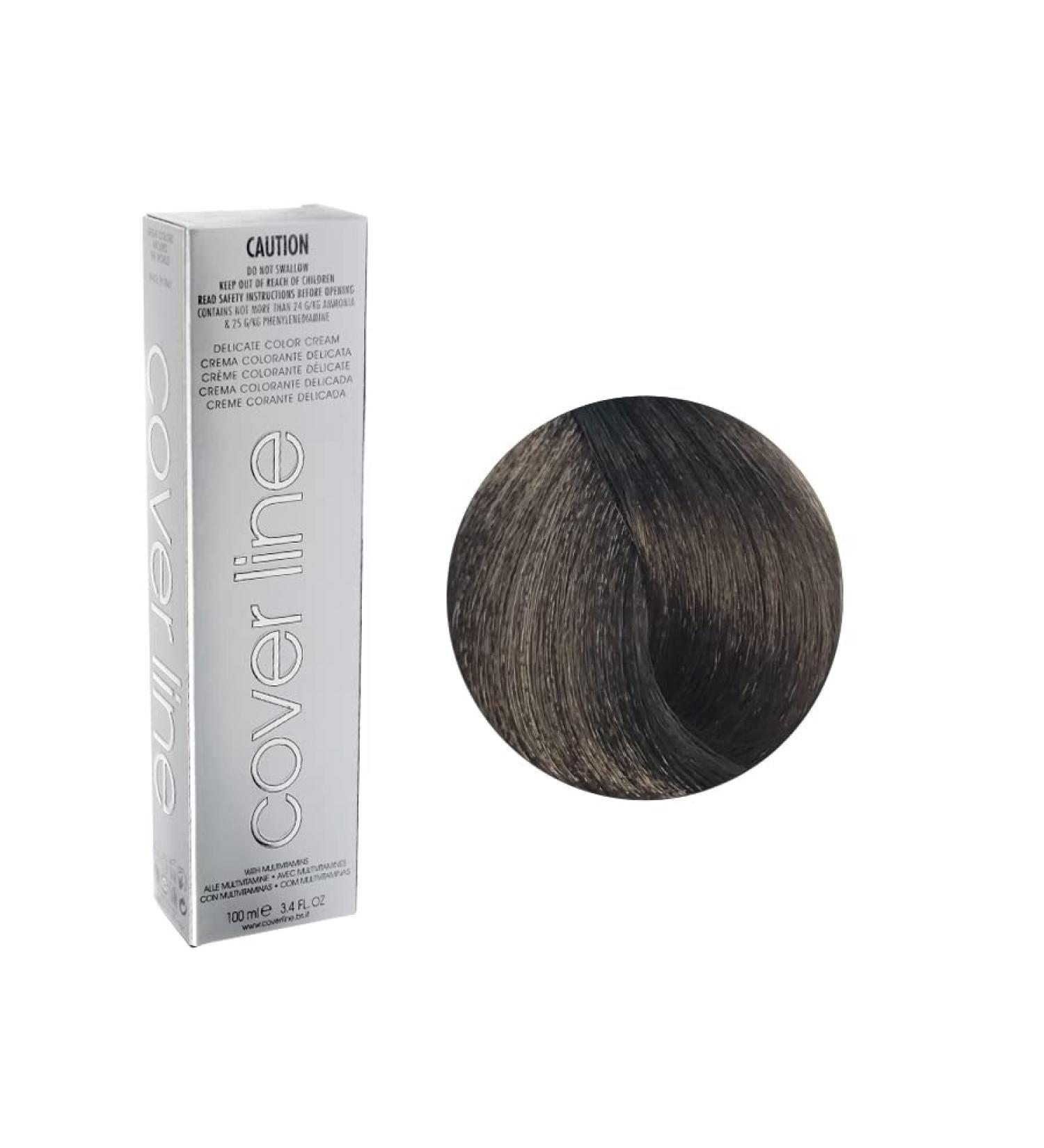 Cover Line Delicate Hair Color Coloration Permanent Cream 100ml - Medium Grey