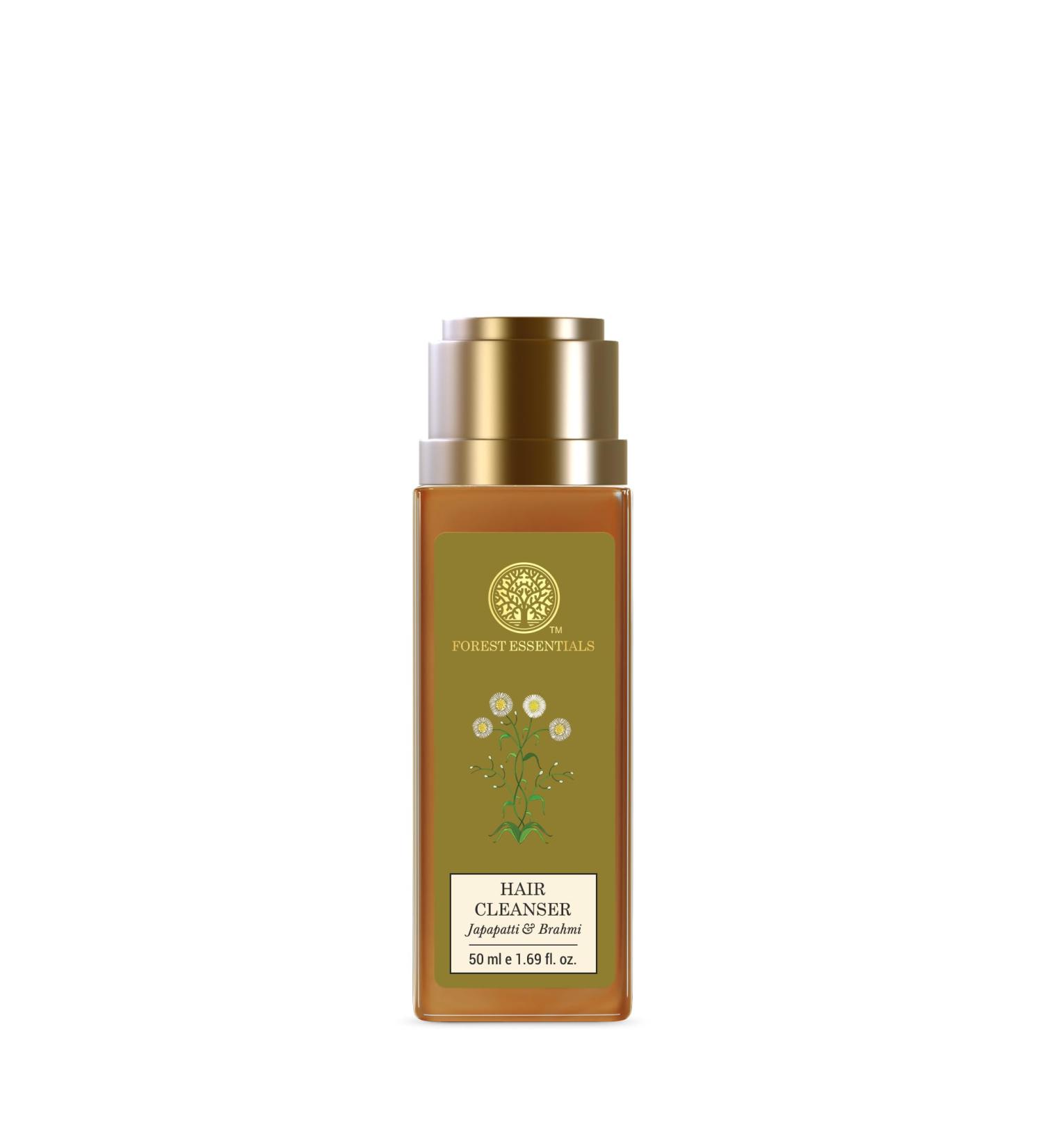 Buy Forest Essentials Hair Cleanser with Japapatti & Brahmi - Natural Herbal Shampoo 50ml | International Shipping Available - Buy Online on GoSupps.com