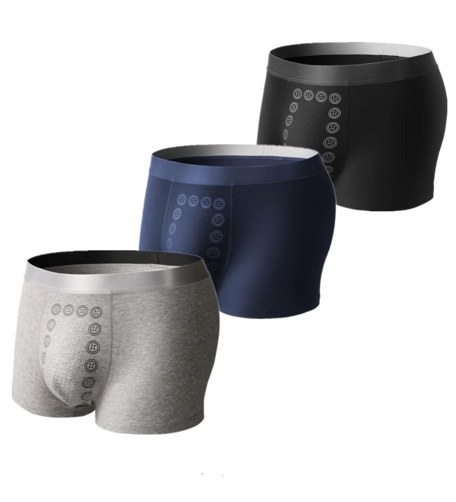 Hohorose Men's Magneticeft Energy Field Therapy Ice Silk Boxer Briefs (L Set1) - Buy Online on GoSupps.com