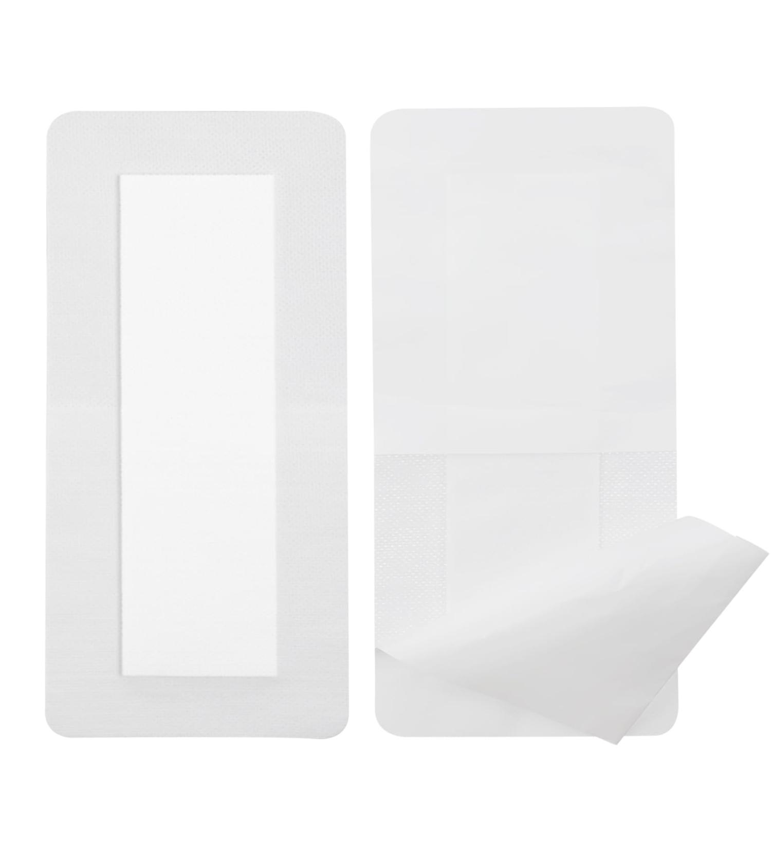 Breathable Adhesive Island Bandages - Wound Dressing for Knee Replacement | 4x8 Bordered Gauze Pad | 10 Pack for Post-Surgery Care - Buy Online on GoSupps.com