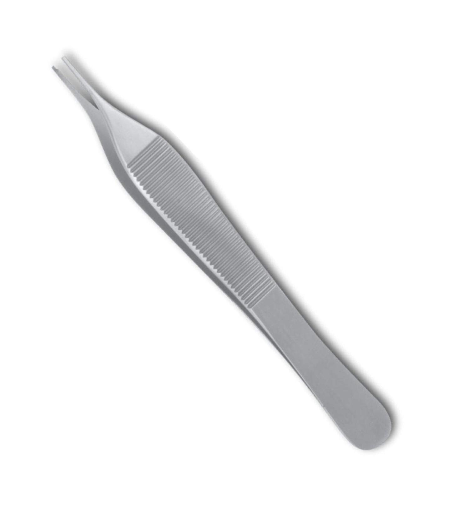AR Instrumed Dressing Adson Tweezers 12cm serrated tip tissue forceps