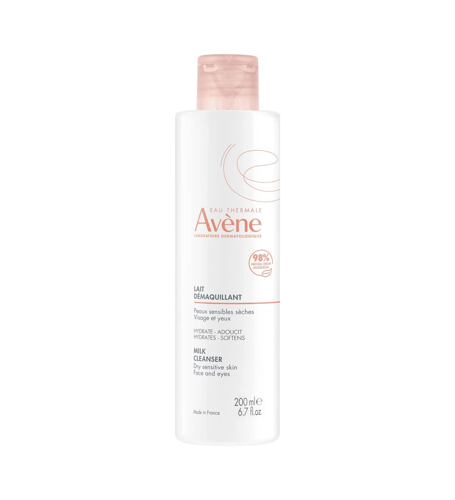 Eau Thermale Avene Gentle Milk Cleanser - New Formula | Gentle Cleansing for All Skin Types - Shop Internationally - Buy Online on GoSupps.com