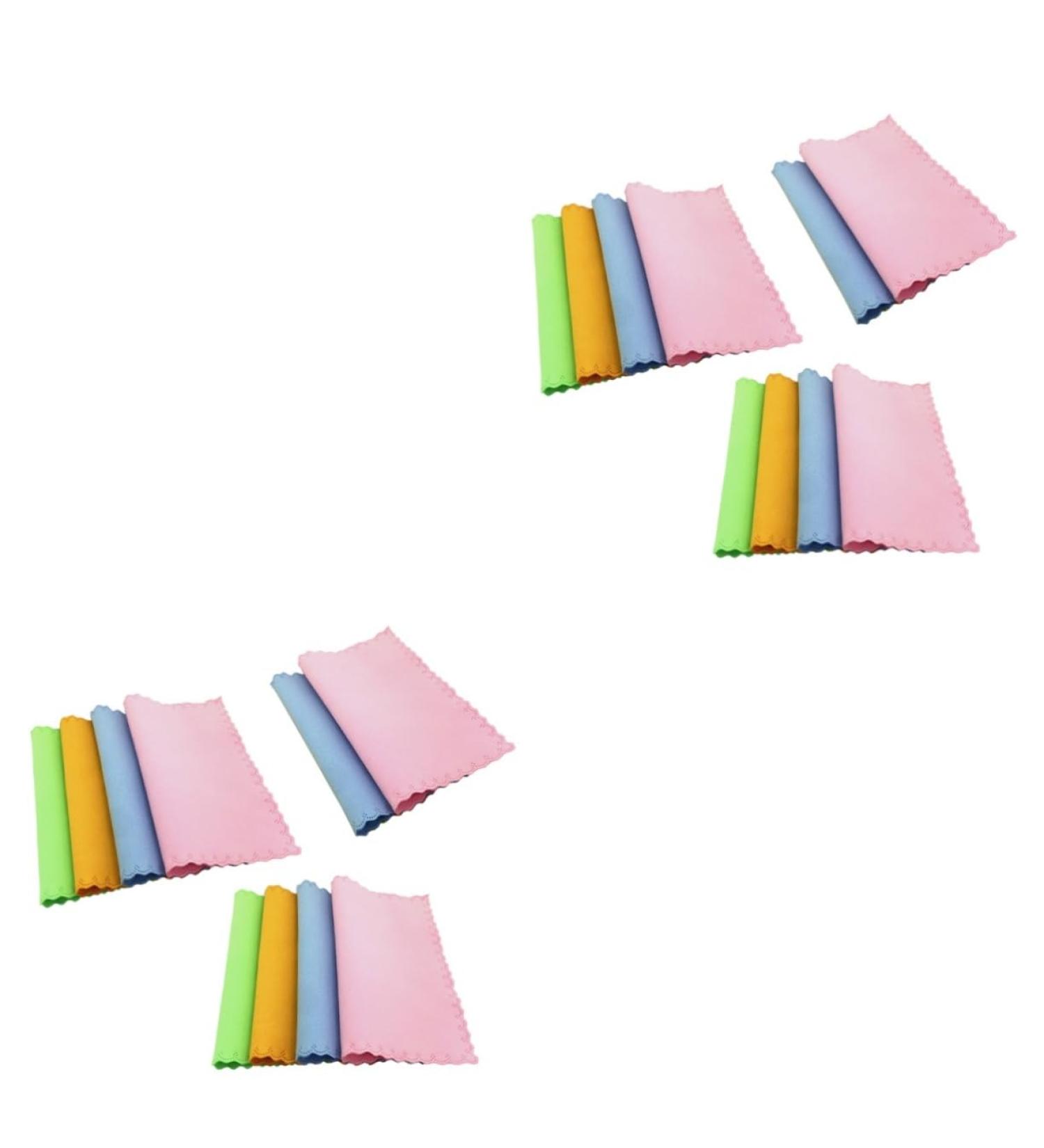 Healifty 20 Pcs Microfiber Cleaning Cloths for Screens & Glasses | Ultimate Portable Cleaning Solution - Buy Online on GoSupps.com