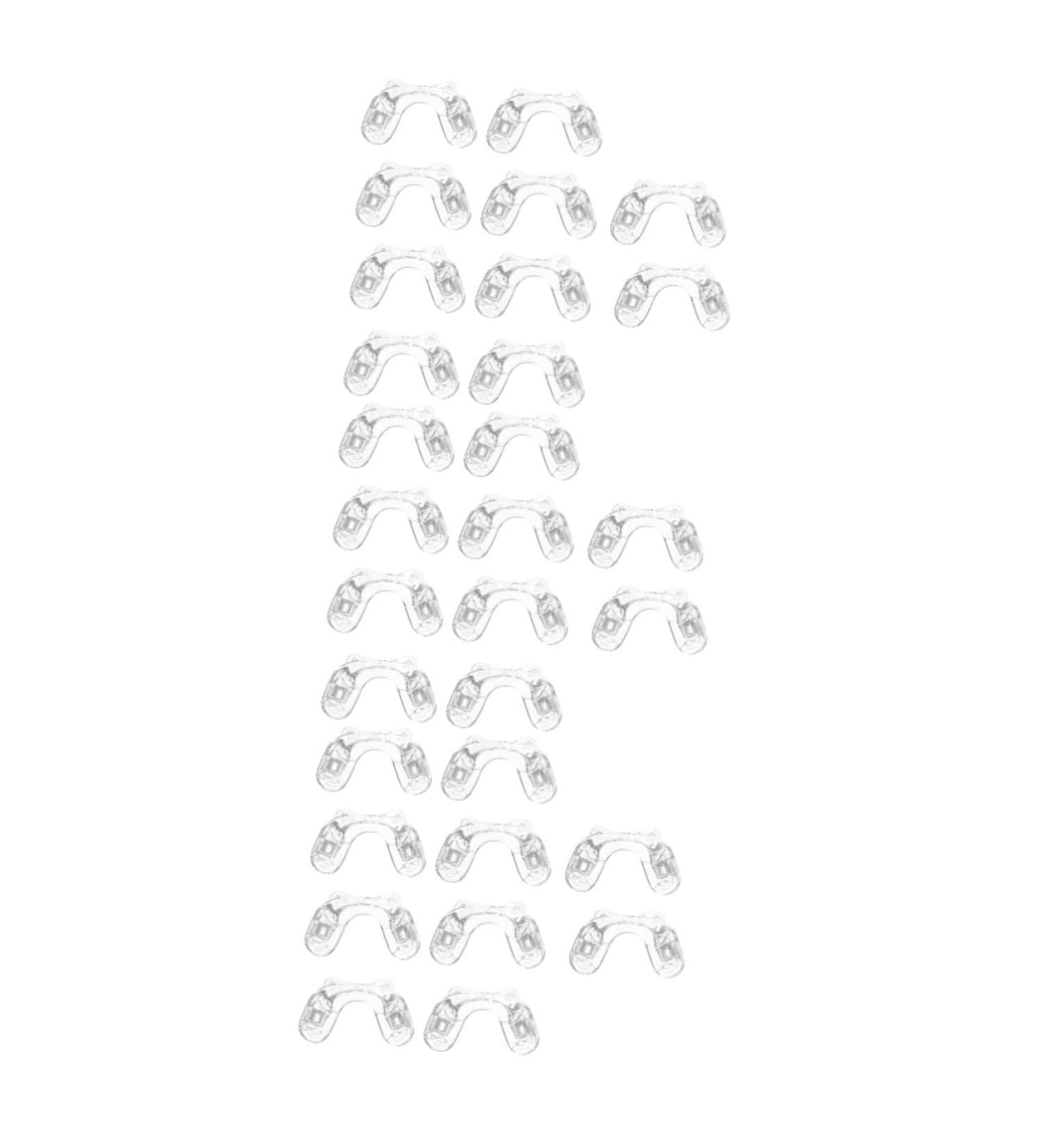 Buy Gleavi Glasses Replacement Nose Pads | 5 Pairs Soft Silicone for Glasses & Sunglasses | Medical Protection & Comfort - White Clear Pads - Buy Online on GoSupps.com