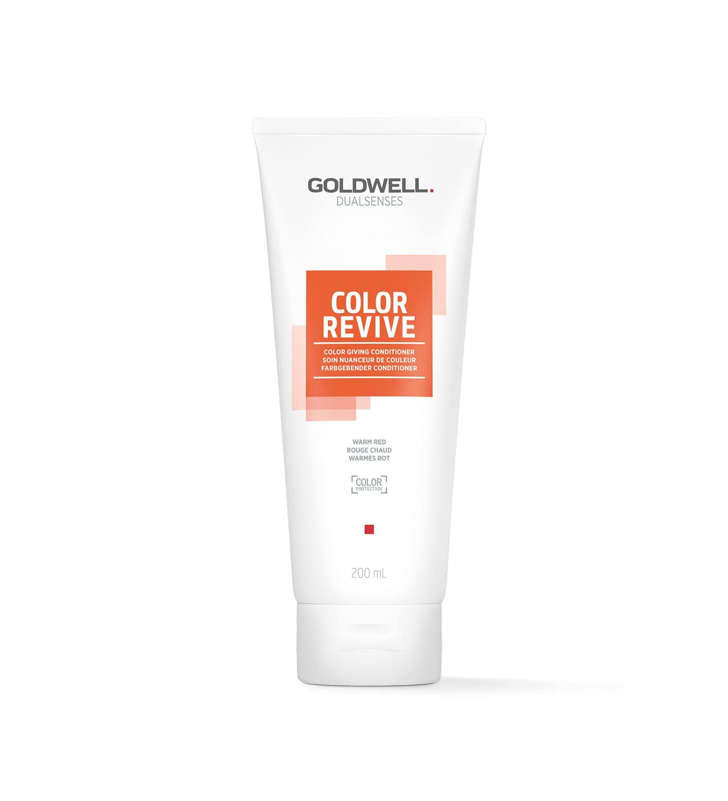 Goldwell Dualsenses Color Revive Warm Red 200ml - Vibrant Red Hair Color - Pack of 1 - Buy Online on GoSupps.com