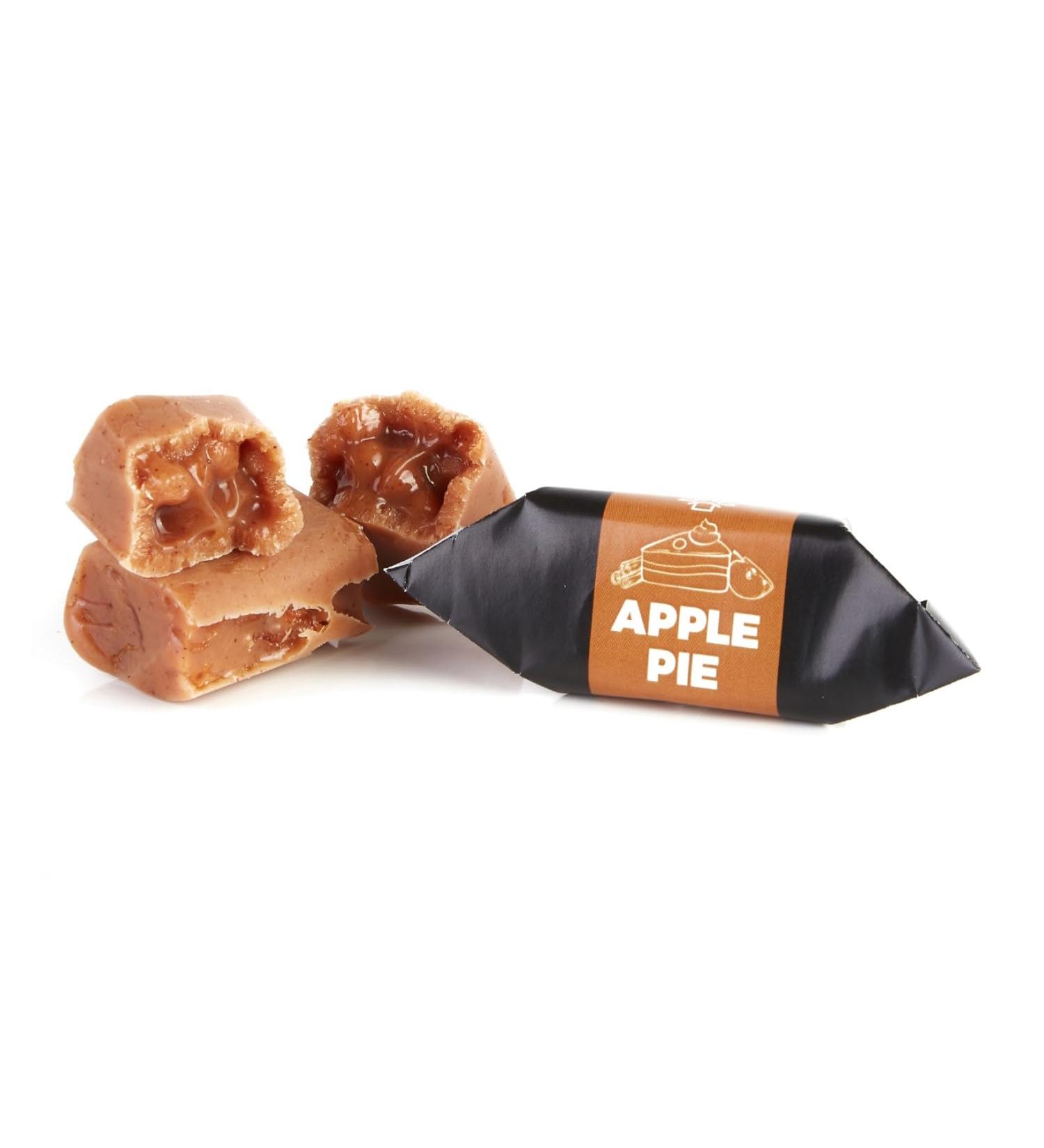 Fondant Caramels - Apple Pie - Handmade - Handmade Sweets - Fudge - Delicatessen - Mr Fudgesto - Box 250 g - Buy Online on GoSupps.com