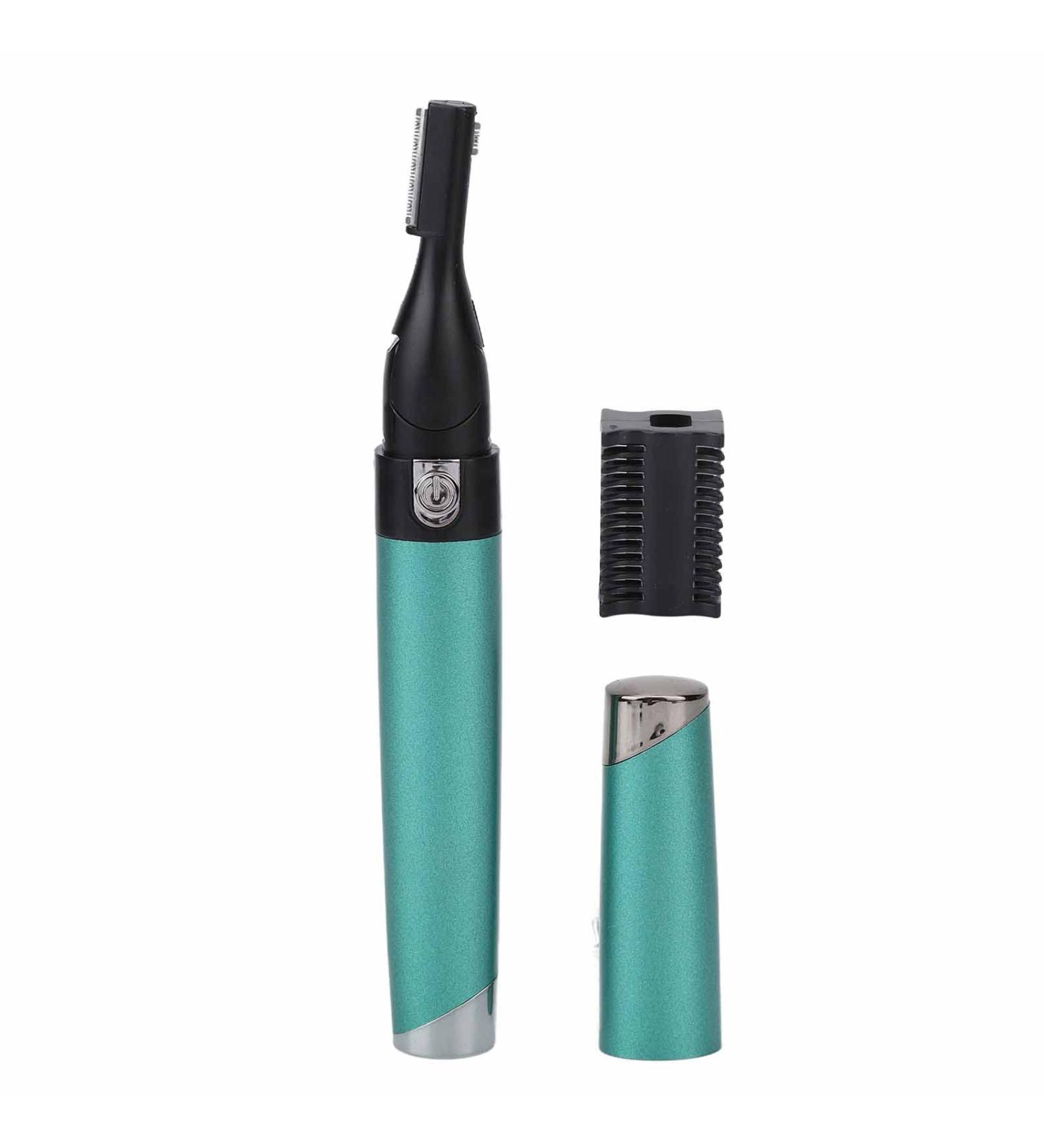 Electric Eyebrow Cutter - Waterproof Facial Hair Remover Pen Shape Green Razor for On-the-Go Shaping - Buy Online on GoSupps.com