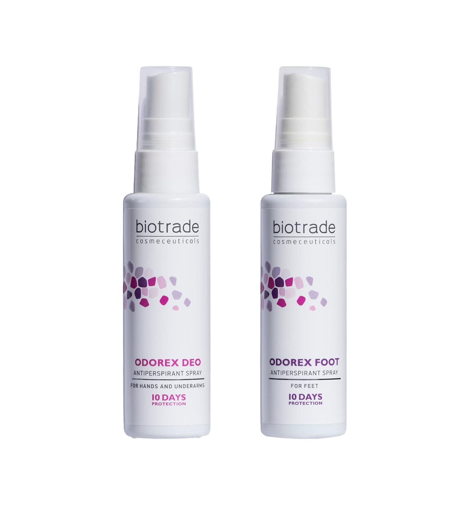 Odorex Antiperspirant Duo: 10-Day Odor & Sweat Protection for Armpits & Feet Biotrade - Buy Online on GoSupps.com