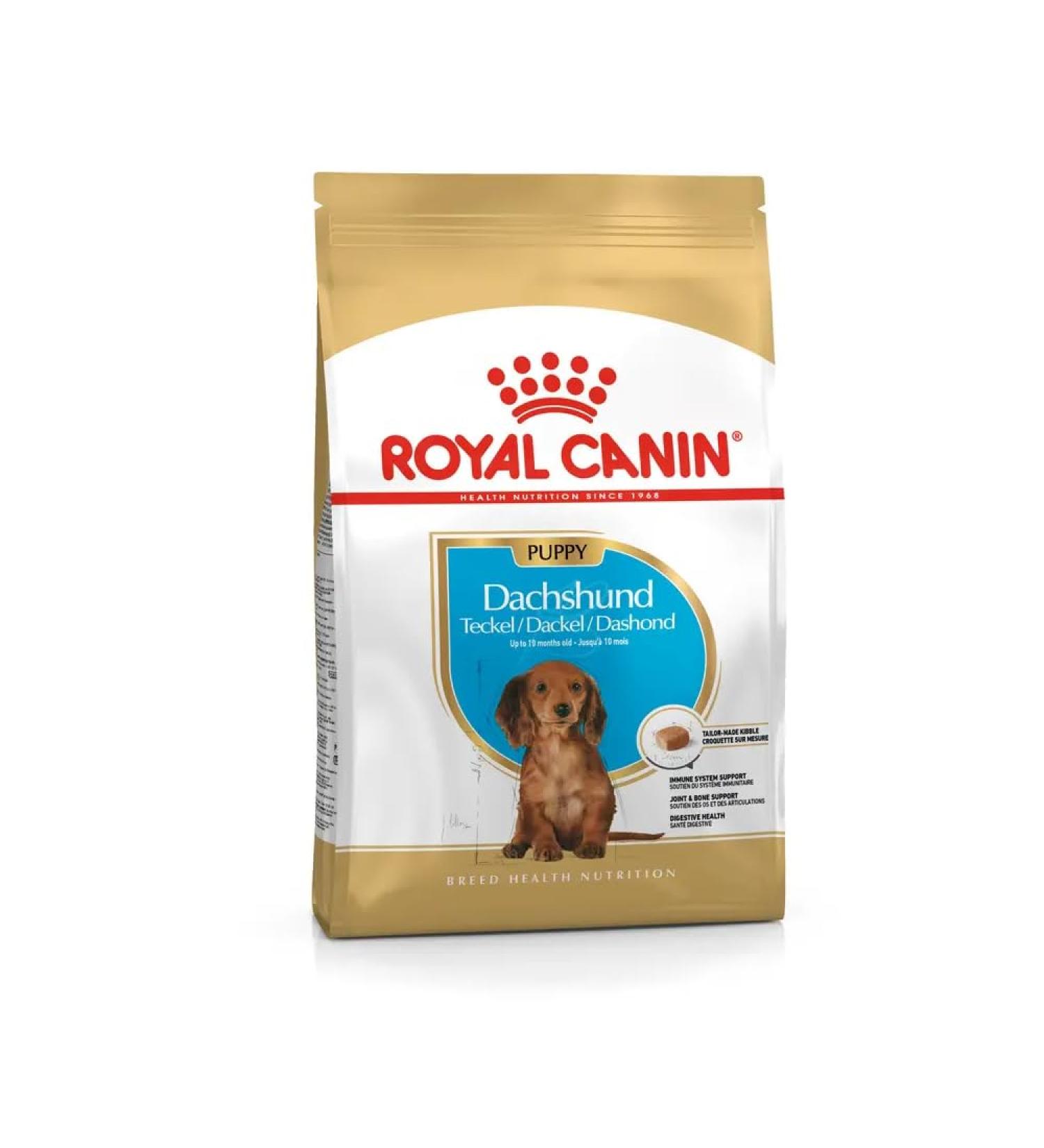 Royal Canin Dog Food Dachshund Puppy Dry Mix 1.5kg - Buy Online on GoSupps.com