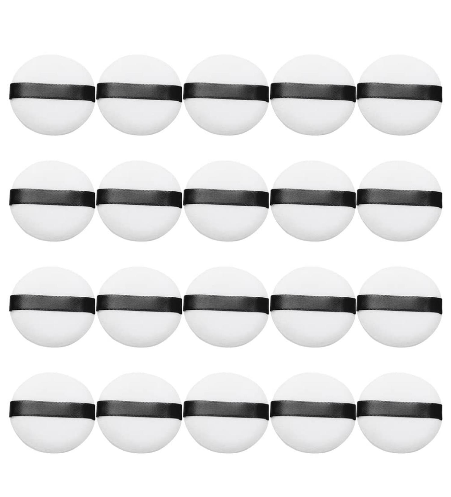 Beaupretty 20pcs Powder Puffs - Round Facial Sponges for Setting Powder & Foundation - Ideal for Women & Girls - Buy Online on GoSupps.com