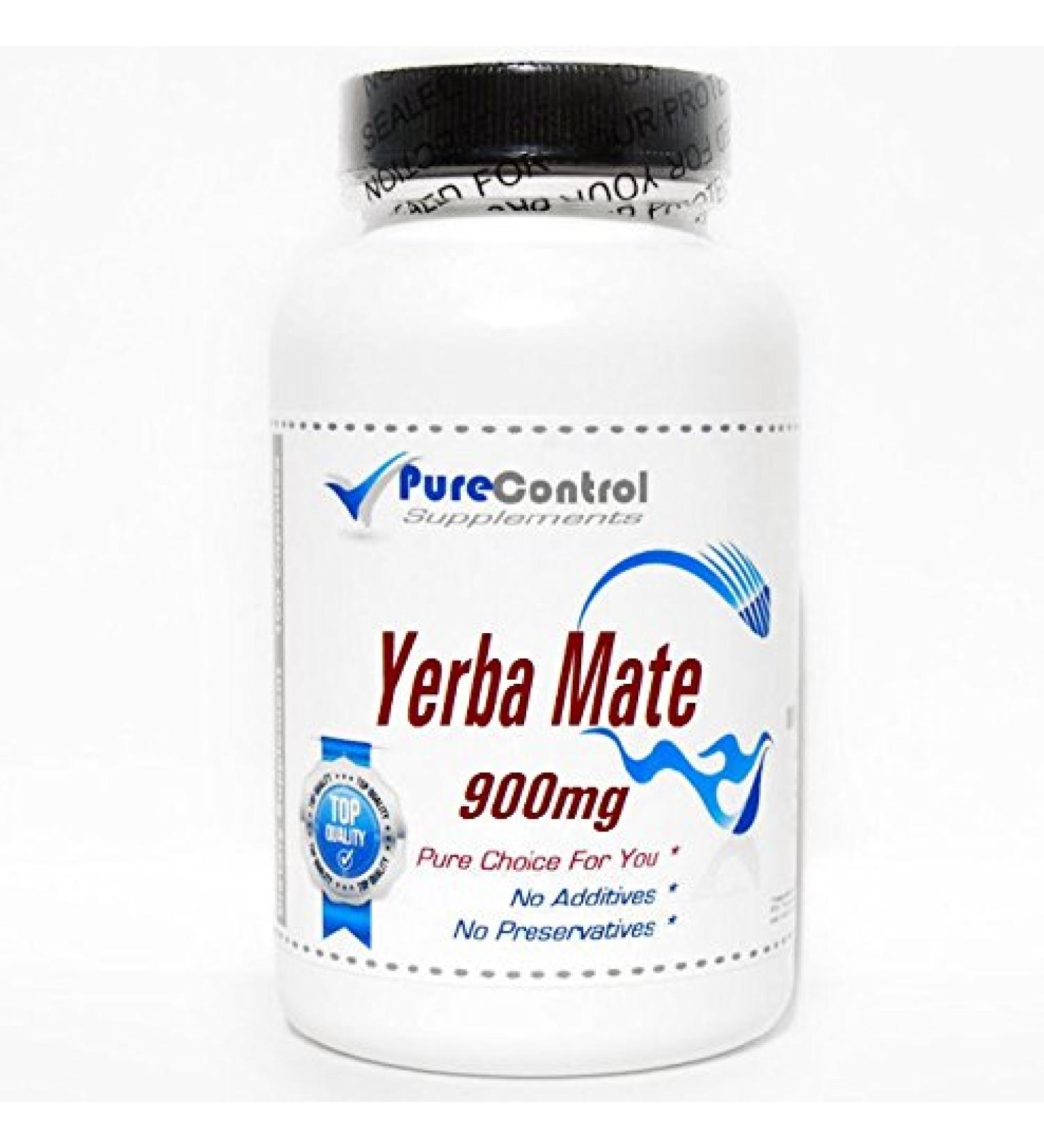 Yerba Mate 900mg // 90 Capsules // Pure // by PureControl Supplements