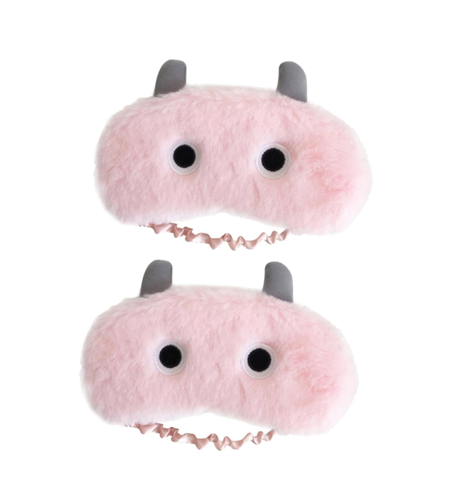 Beaupretty 2pcs Satin Sleep Mask - Travel Christmas Plush Toy | International Shipping - Buy Online on GoSupps.com